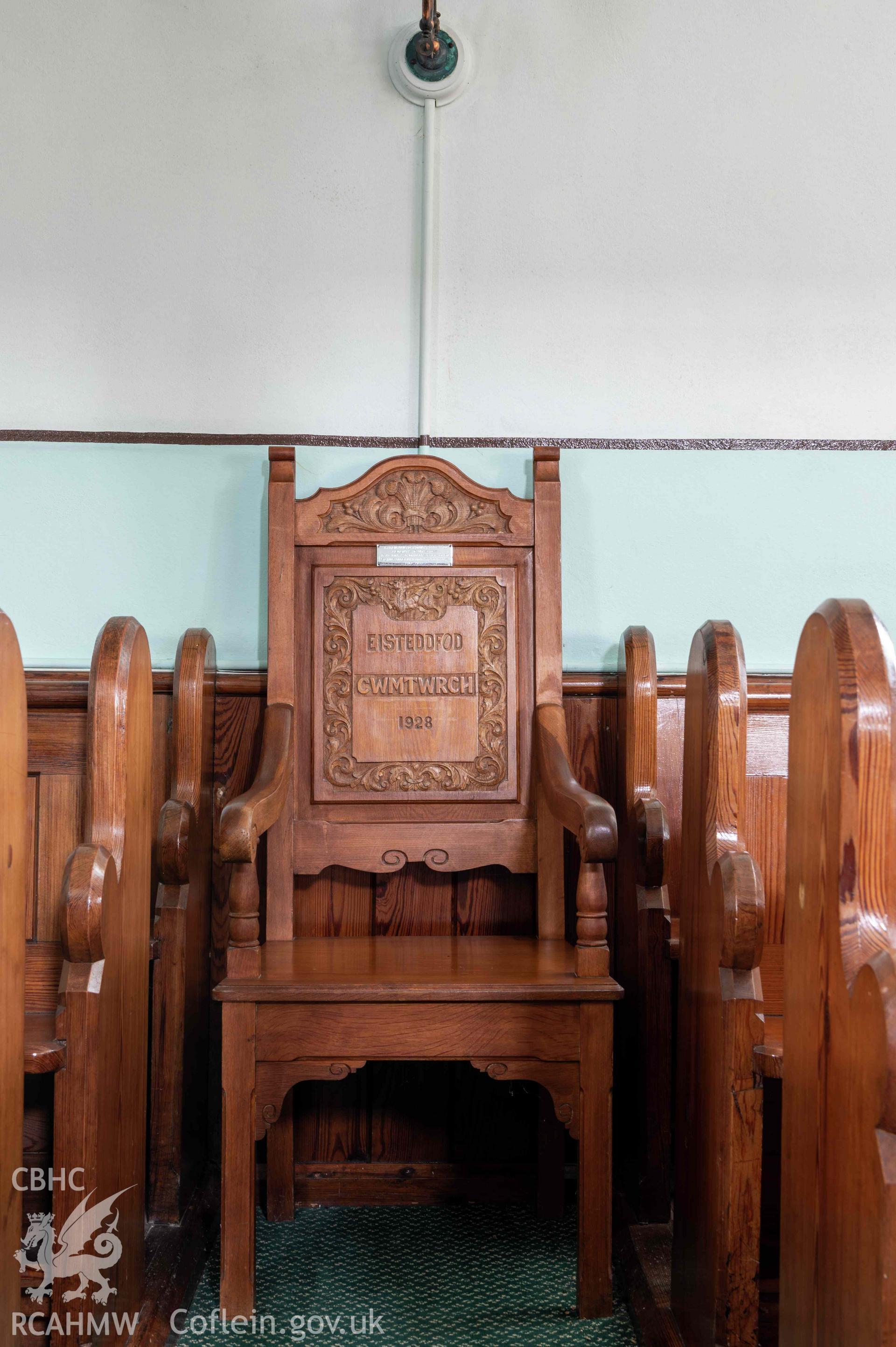 Blaenannerch Chapel, Eisteddfod chair of 1828