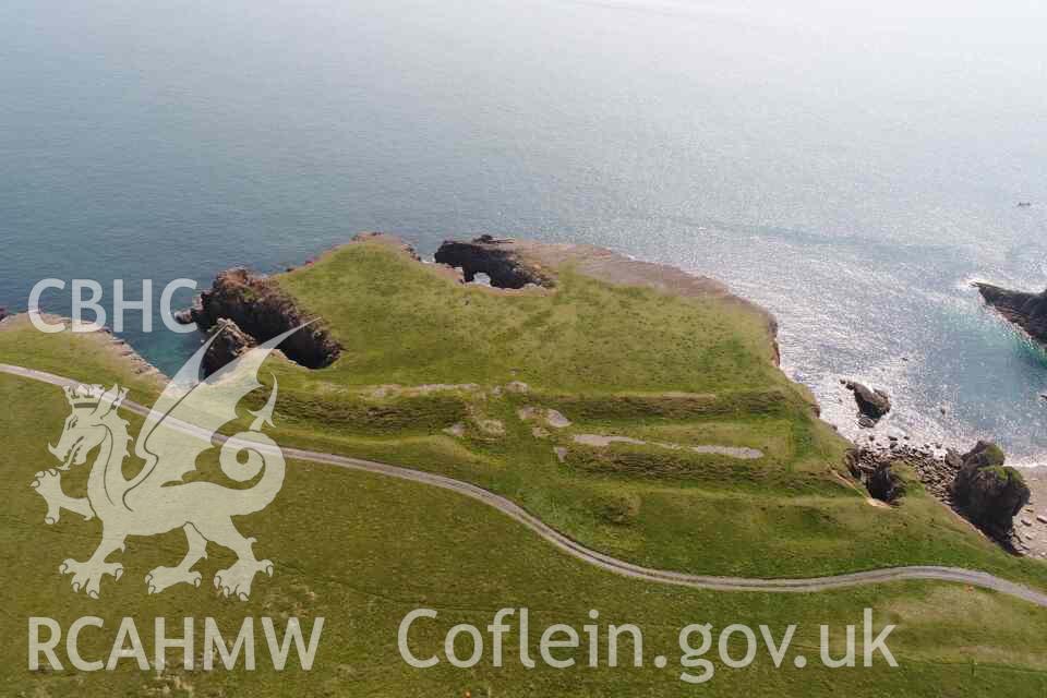 Linney Head Camp. UAV image from the northeast.