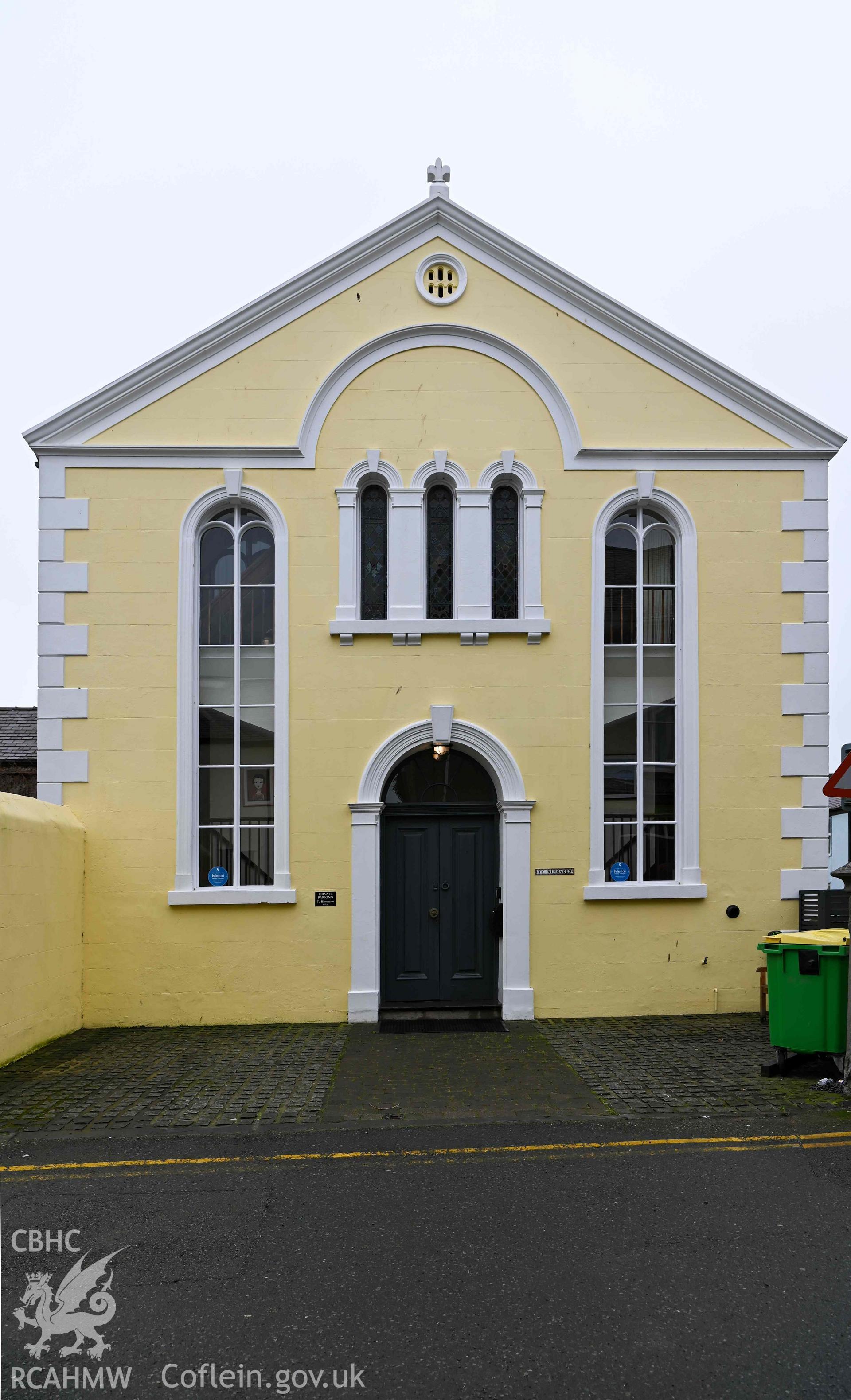 Seion Welsh Congregational Chapel - View of the front of the chapel, taken from North-East