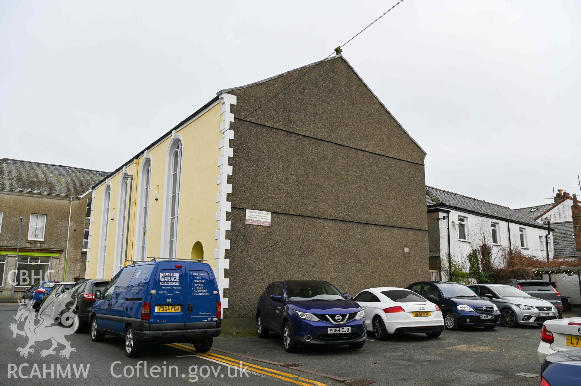 Seion Welsh Congregational Chapel - View of the rear of the chapel, taken from West