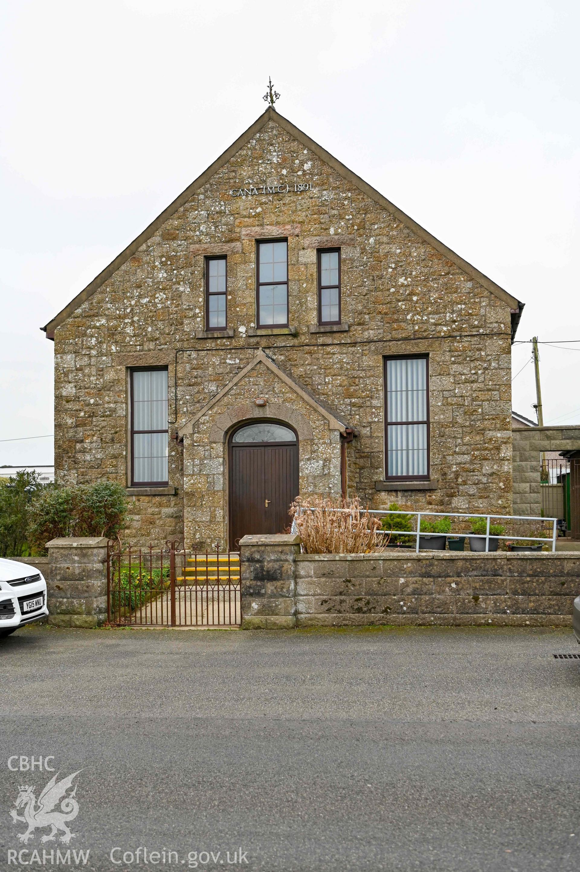 Cana Chapel - View of the chapel from the front, taken from South-East