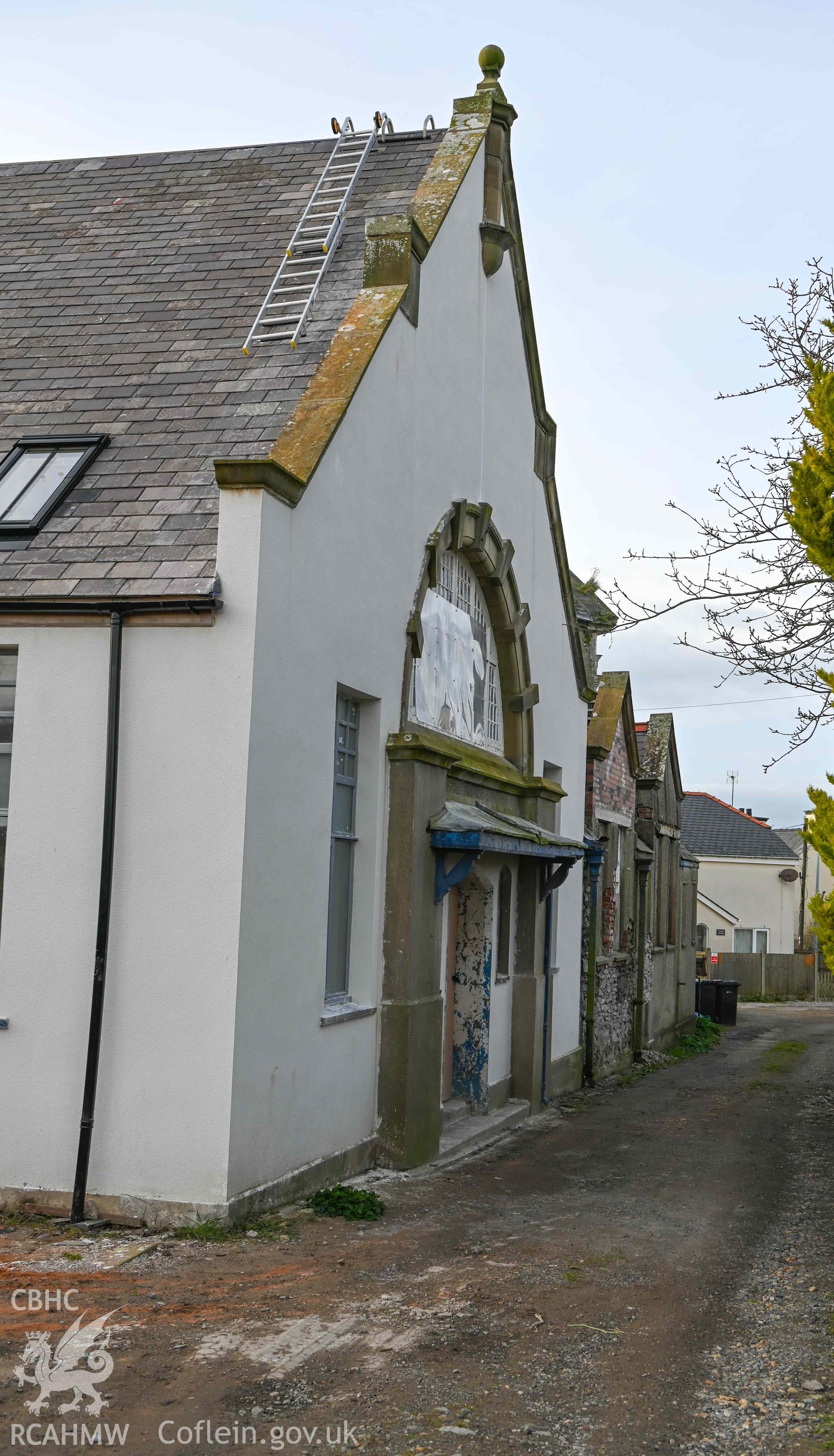 Carmel Welsh Independent Chapel - View of side of building, taken from East
