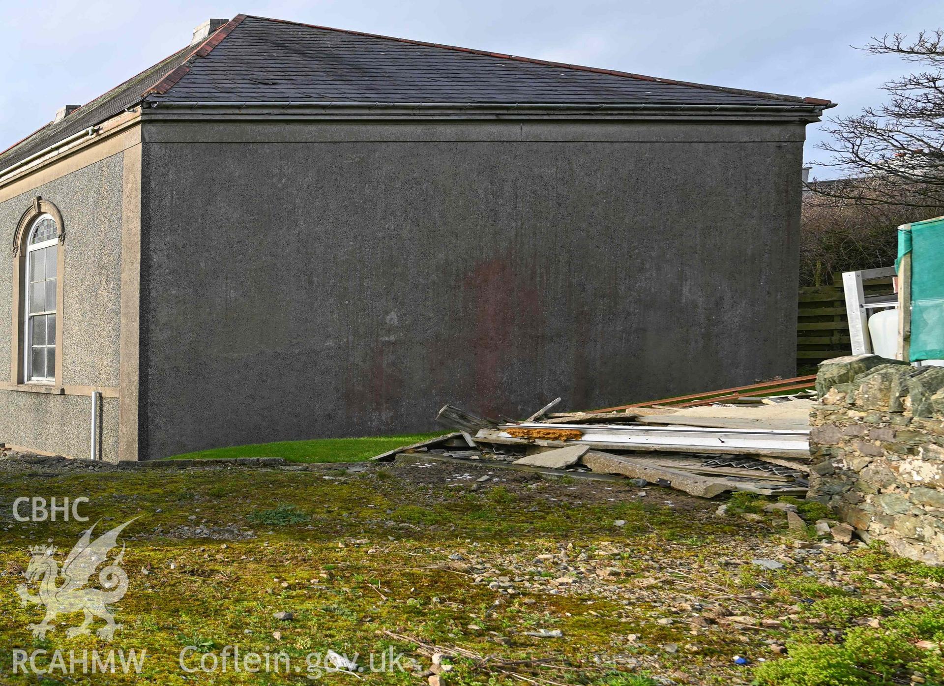 Carmel Welsh Baptist Church - View of the back of the church, taken from South-East