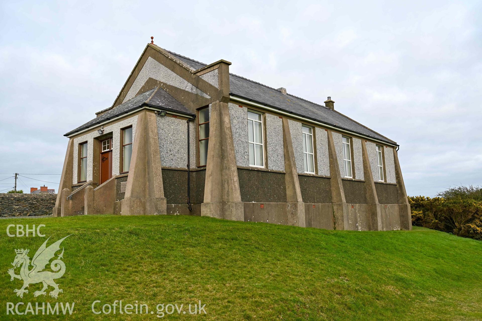 Rehoboth Chapel - View of front and side of the chapel, taken from South