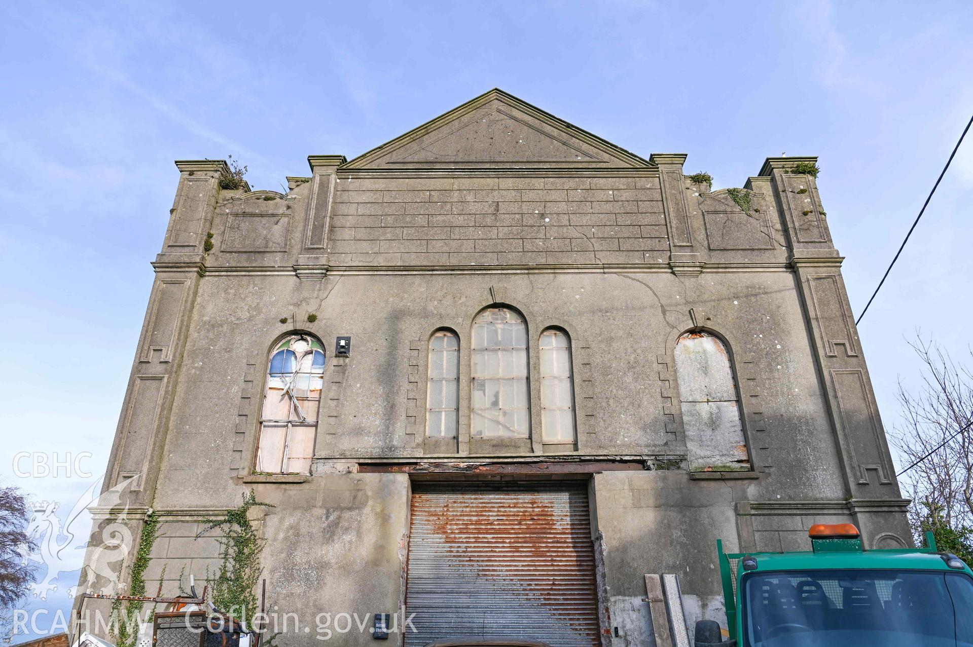Welsh Methodist Church - View of the front of the church, low angle, taken from South-East
