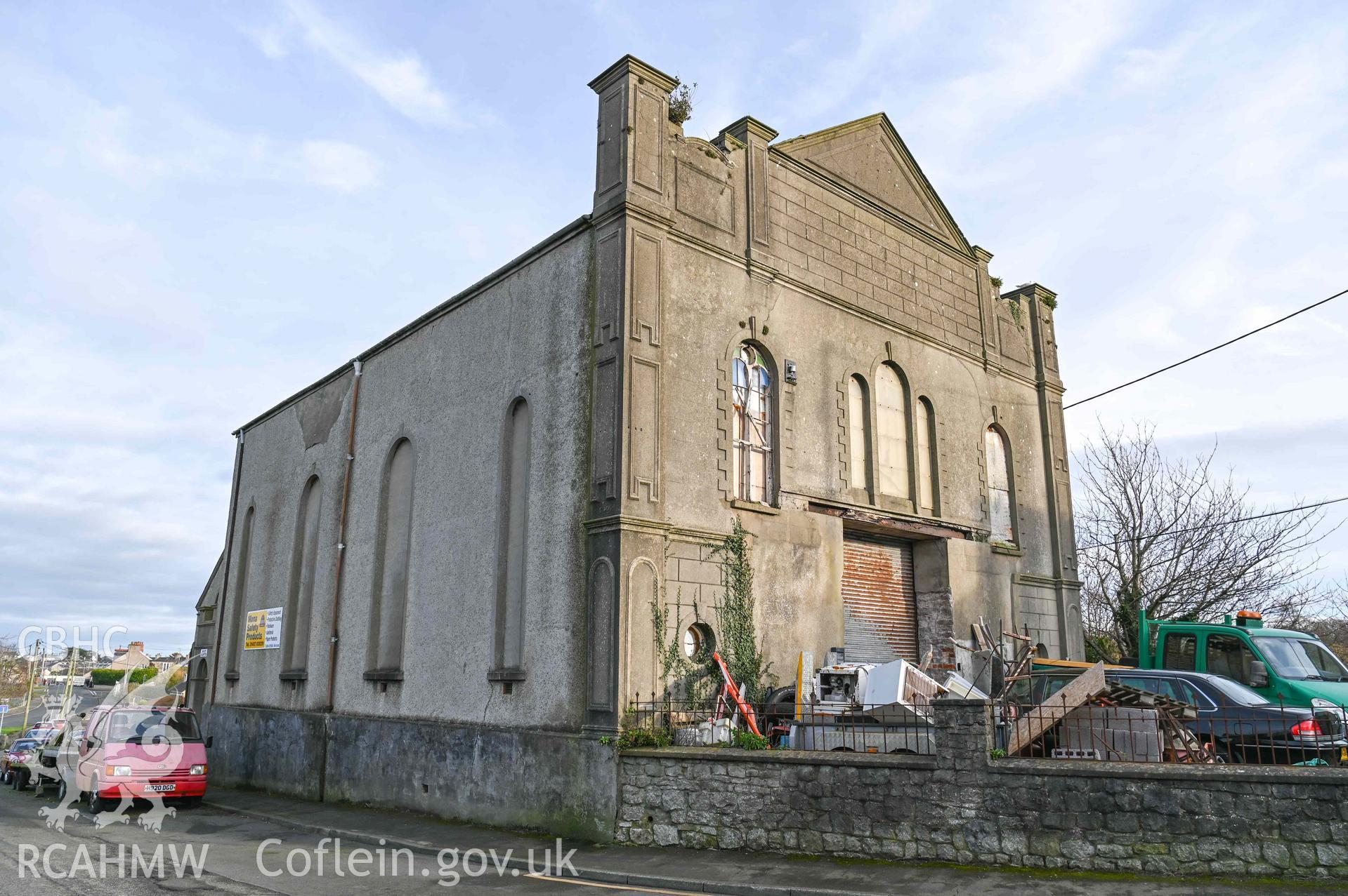Welsh Methodist Church - Front and side view of the church, taken from South
