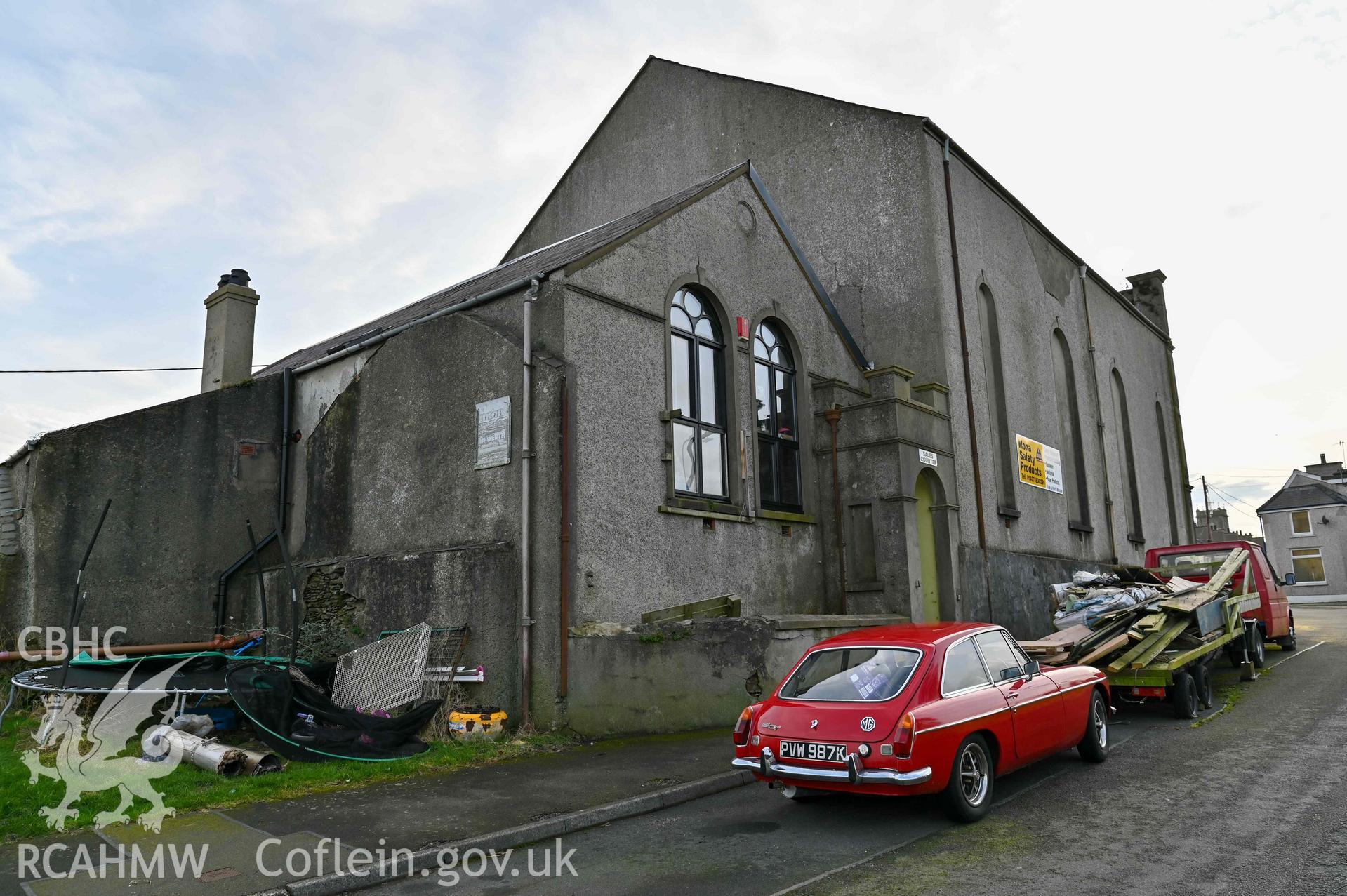 Welsh Methodist Church - View of the church from the rear and side, taken from South-West