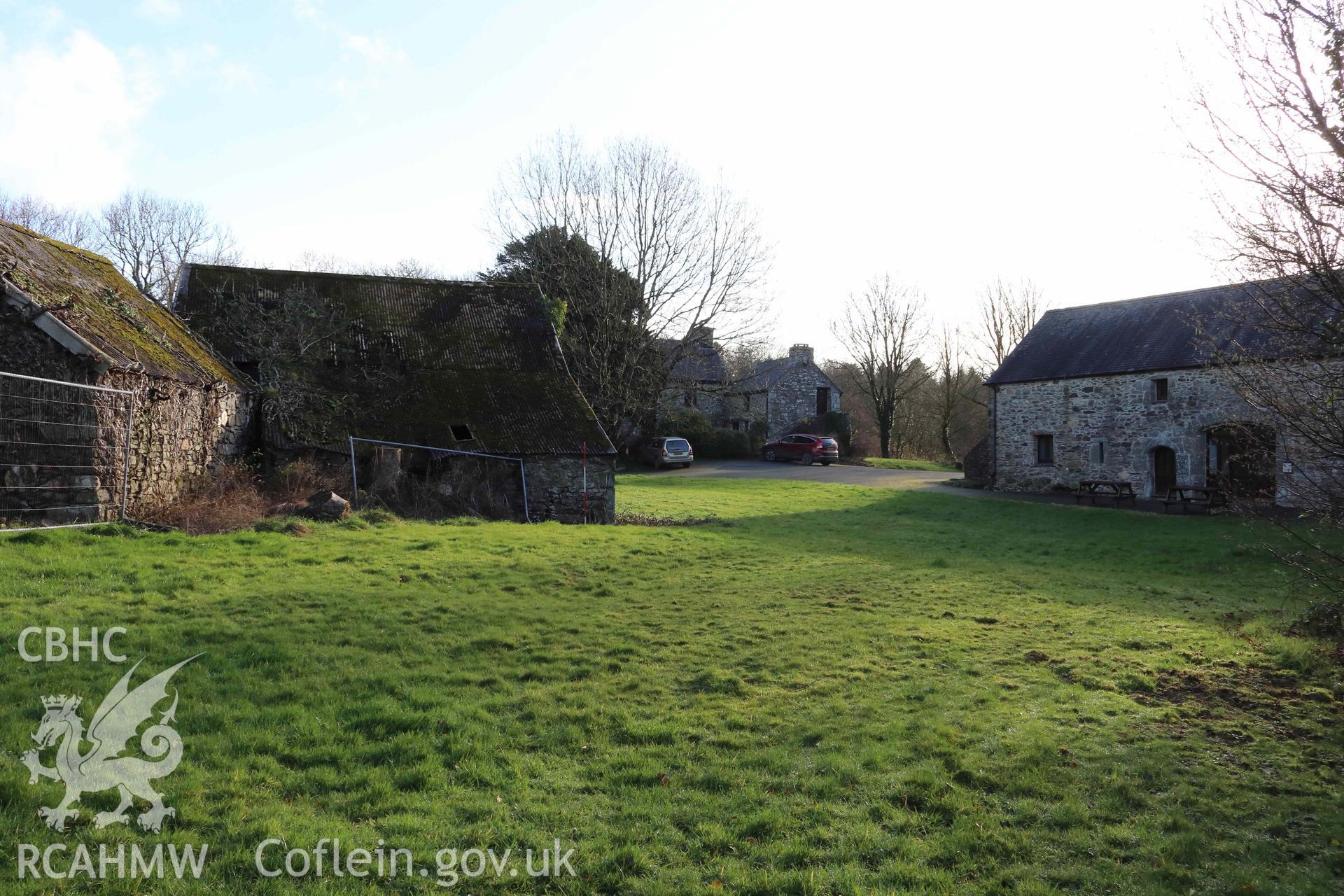 Photograph showing View of Pentre Evan Farm