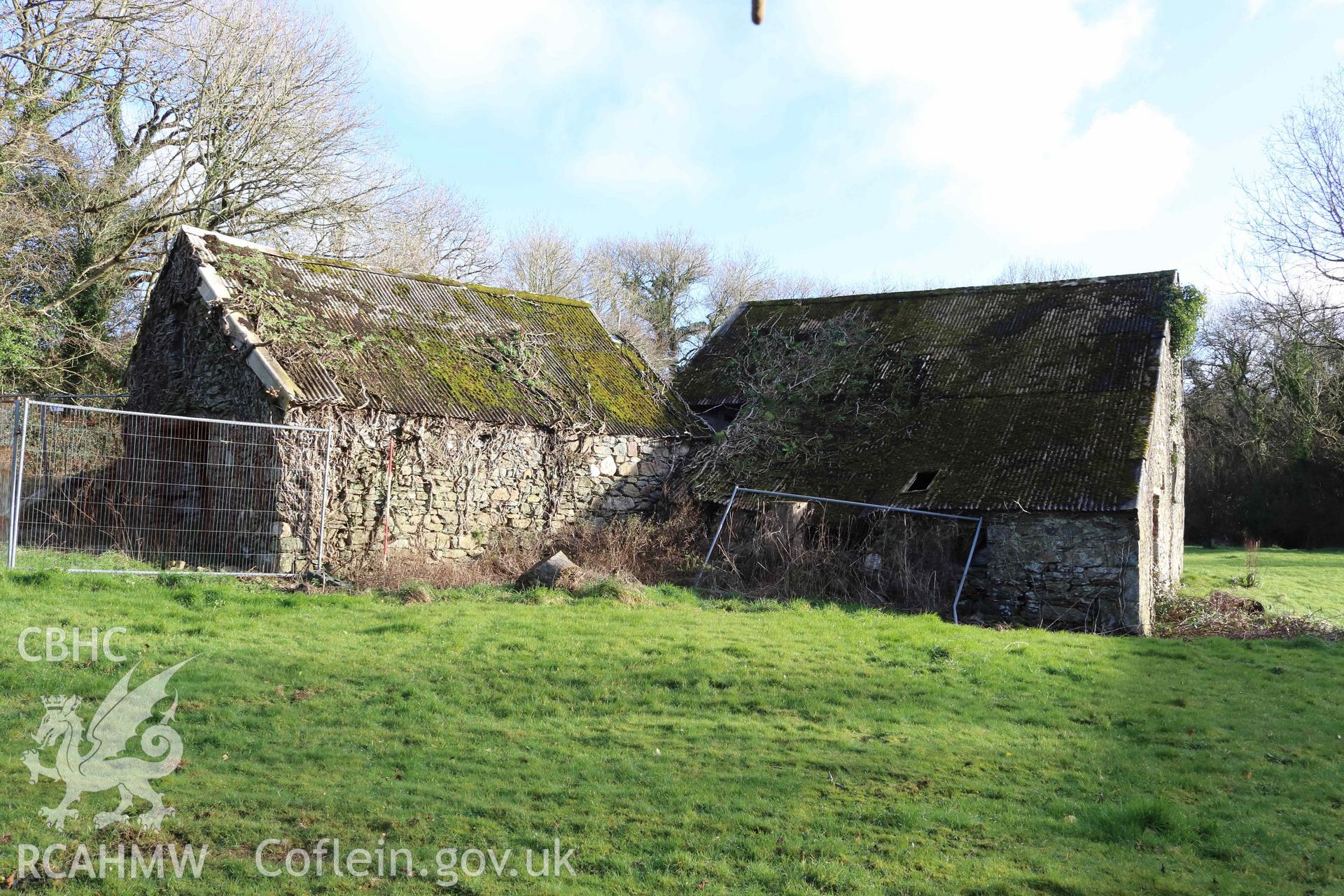 Photograph showing View of Pentre Evan Farm