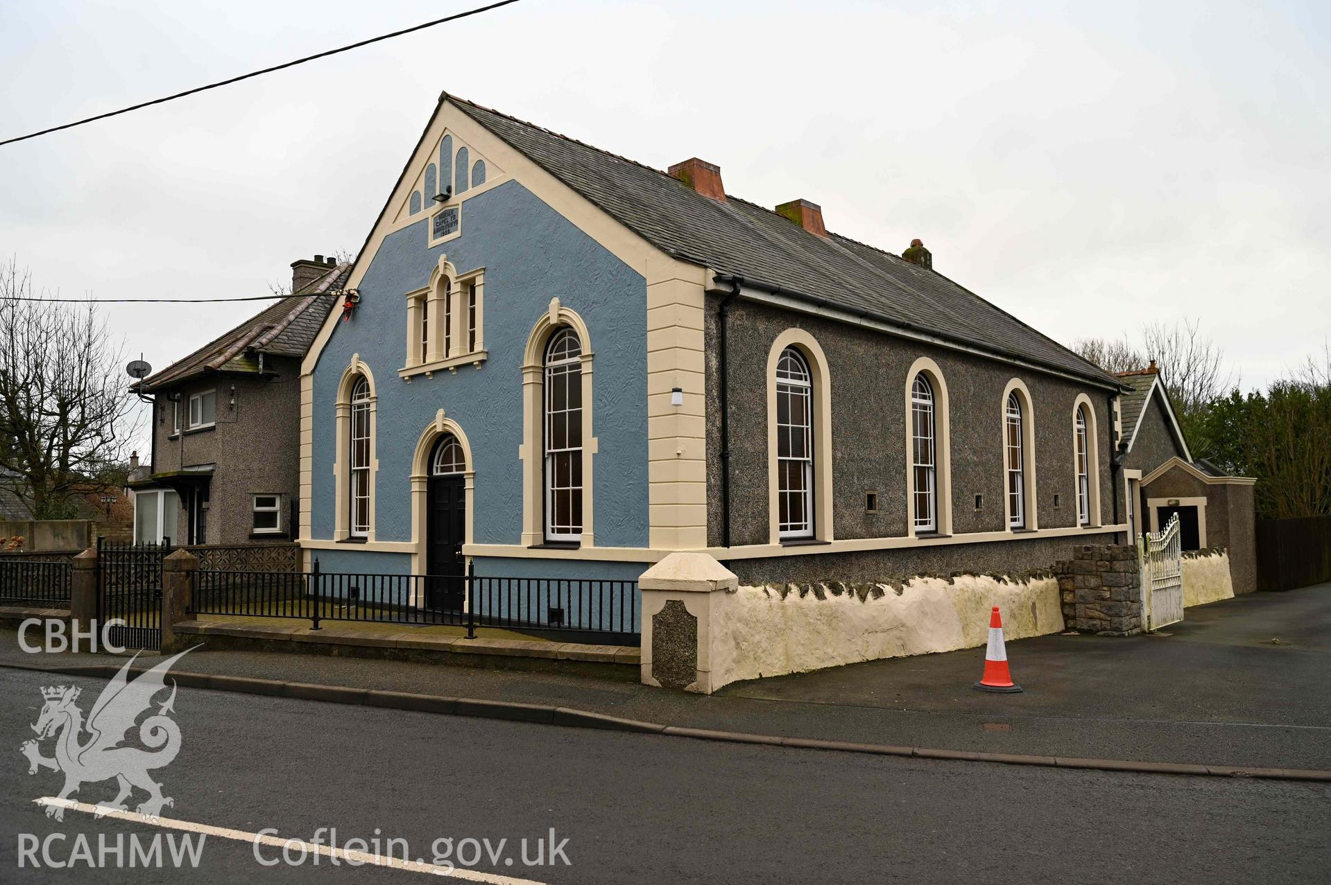 Moreia Chapel - View of front and side of the chapel, taken from North-West