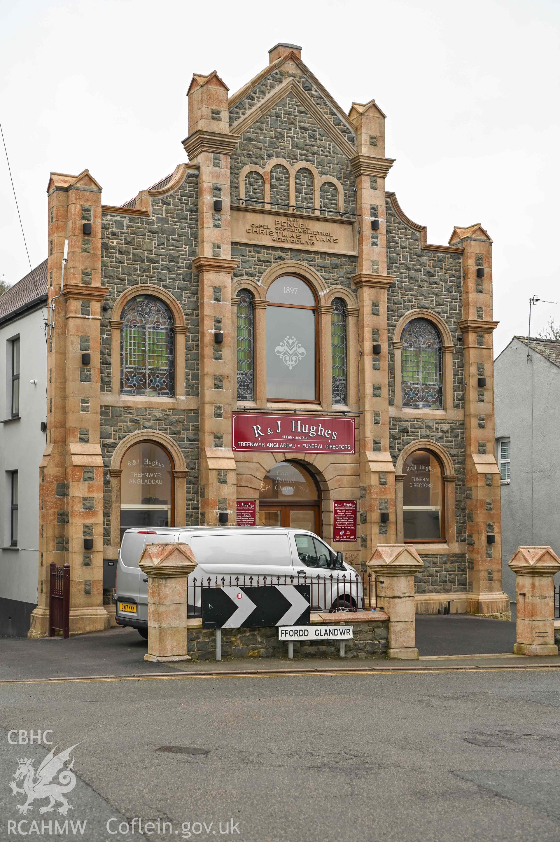 Penuel Welsh Baptist Church - View of the front of the church, taken from South-West