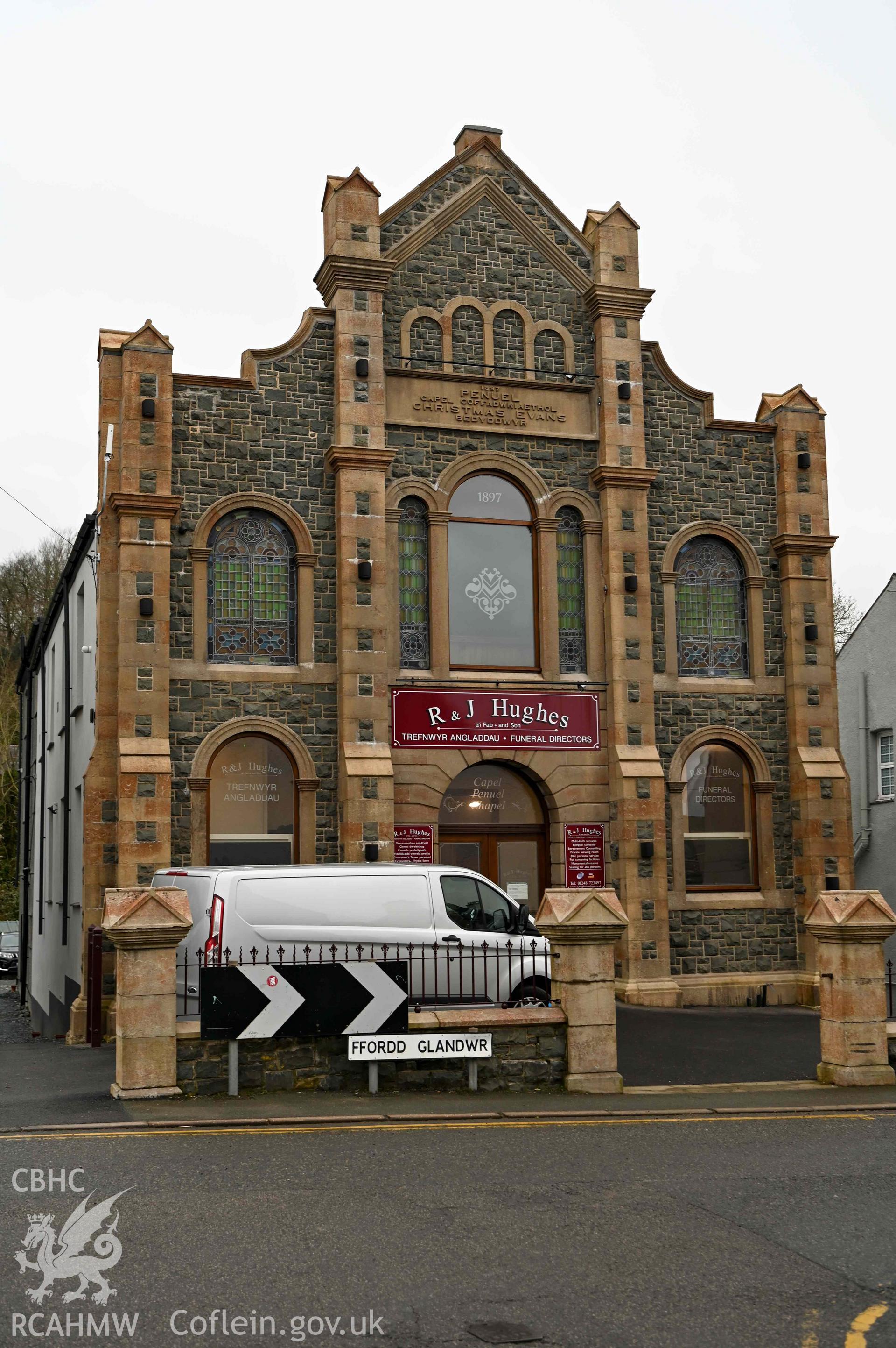 Penuel Welsh Baptist Church - View of the front of the church, taken from South-West