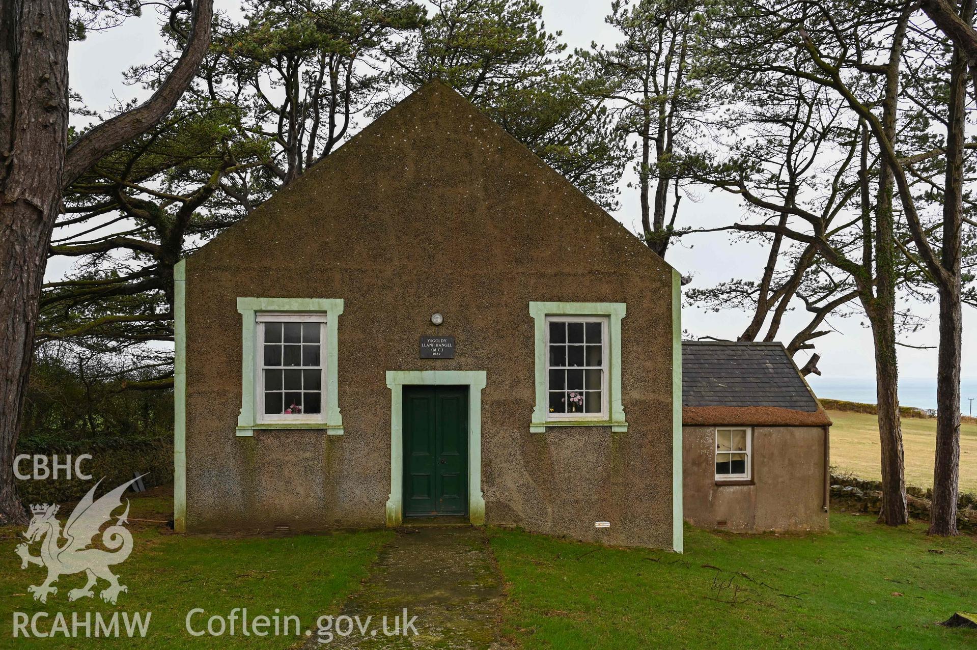 Llanfihangel Sunday School - View of the Sunday School front, taken from South