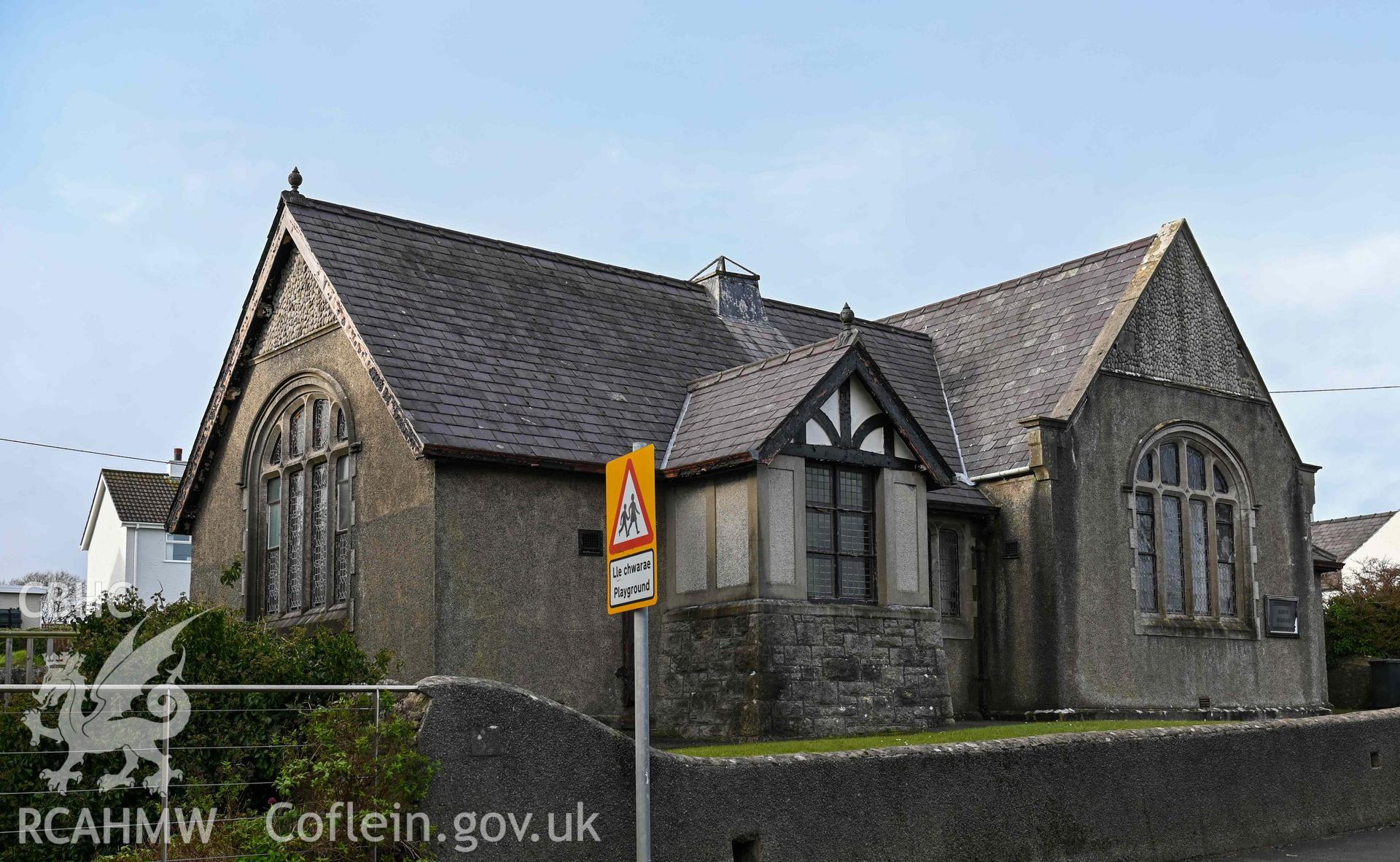 Benllech Welsh Calvinistic Methodist - View of the front of the chapel, taken from South-East