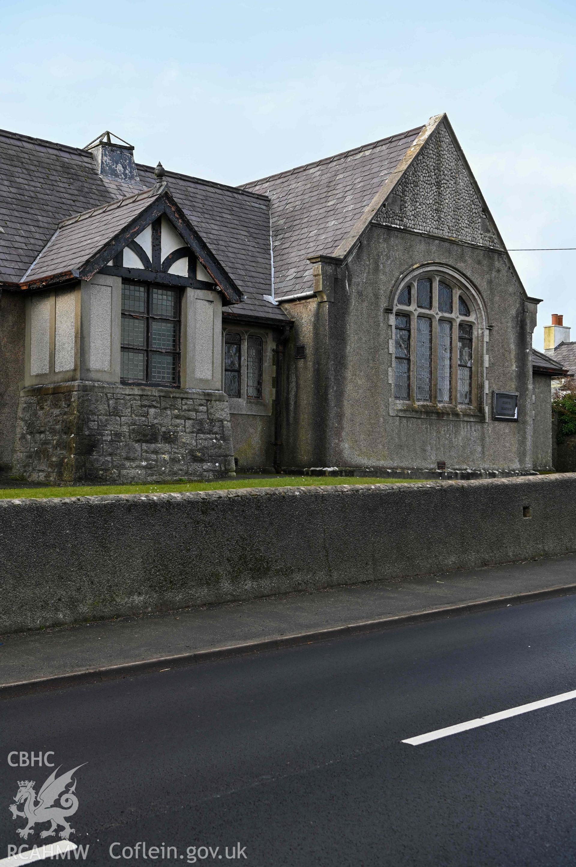 Benllech Welsh Calvinistic Methodist - View of the front of the chapel, taken from South-East