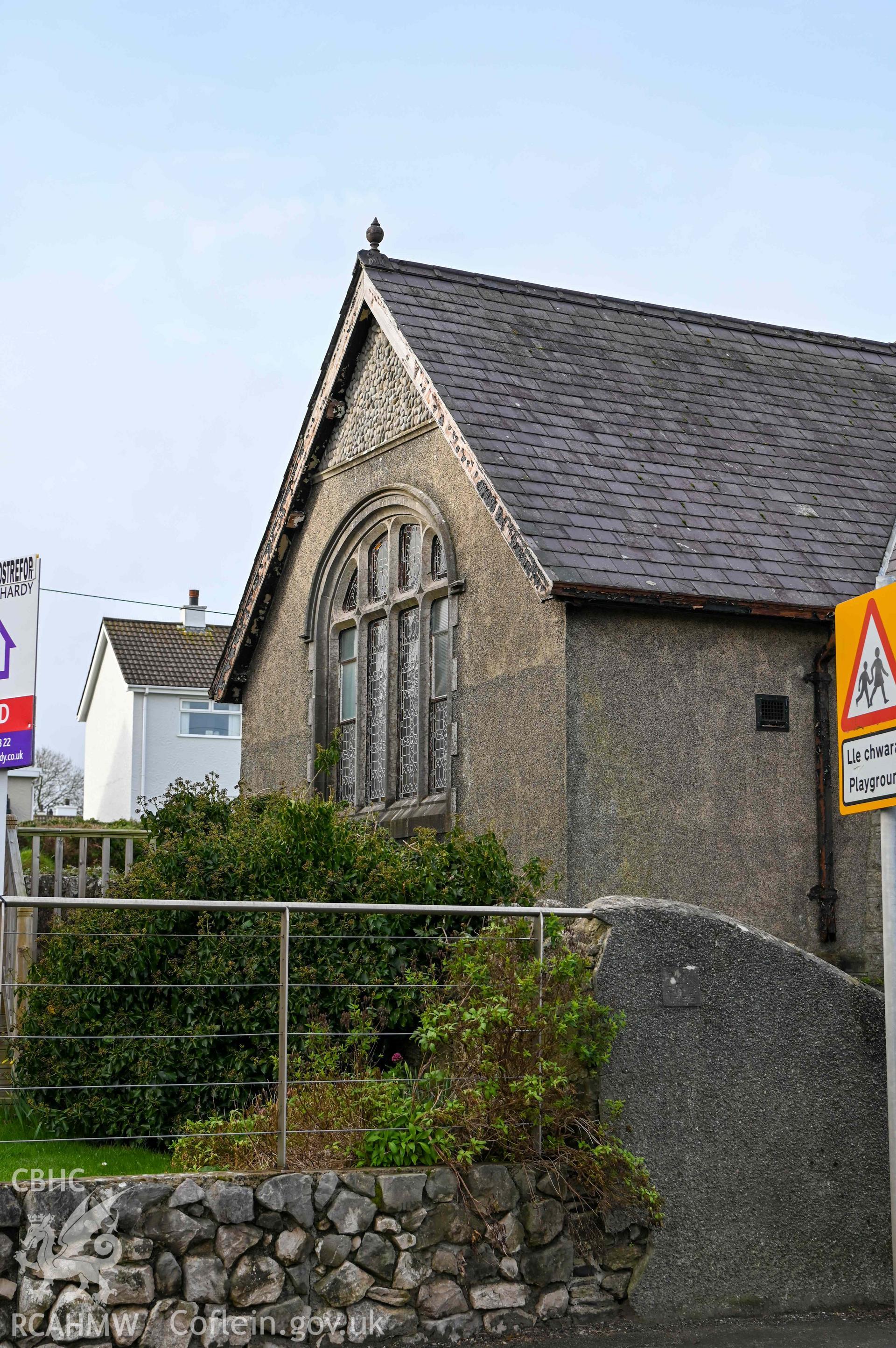 Benllech Welsh Calvinistic Methodist - View of the side of the chapel, taken from South-East