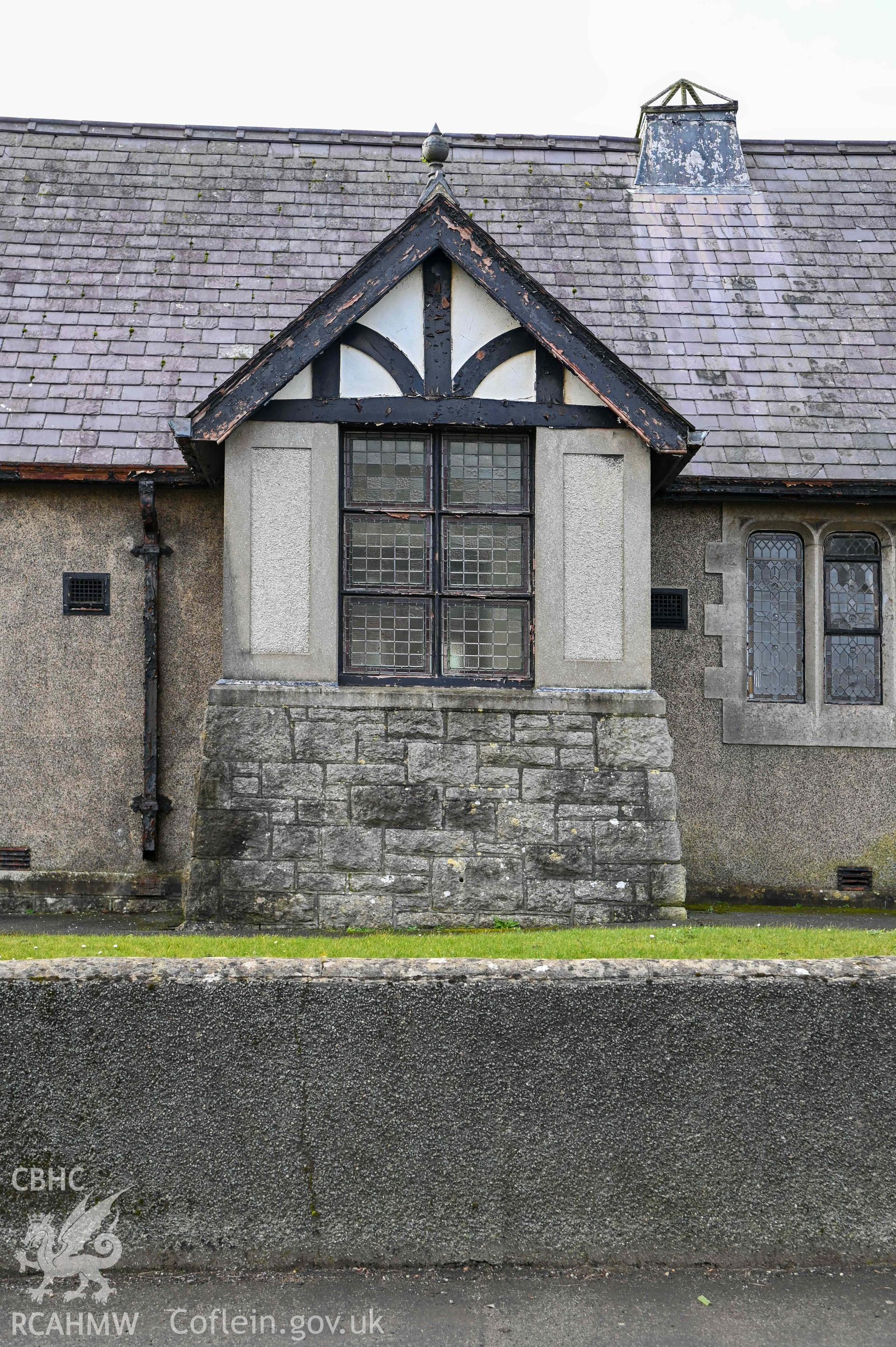 Benllech Welsh Calvinistic Methodist - View of a window on the front of the chapel, taken from East