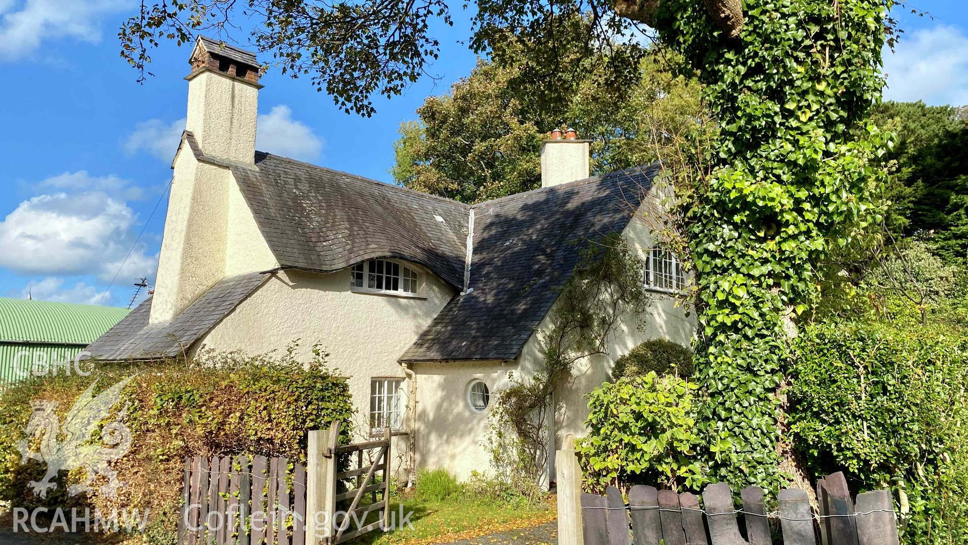 View of Bolnhurst, The Close, Llanfairfechan, part of a photographic record produced as a condition of Listed Building Consent, by Sioned Owen on 10th October 2024.