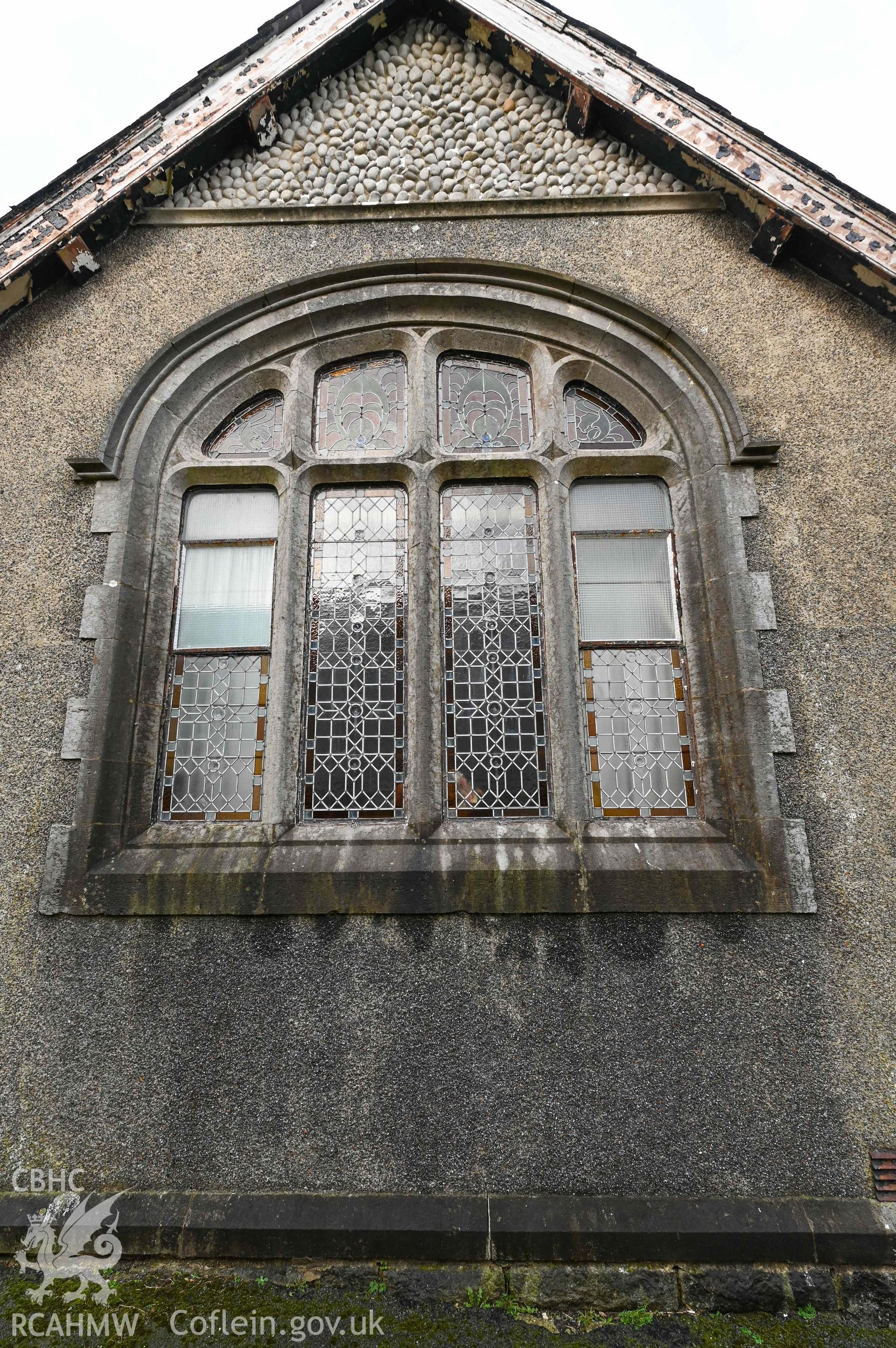 Benllech Welsh Calvinistic Methodist - Detailed view of a side window, taken from South