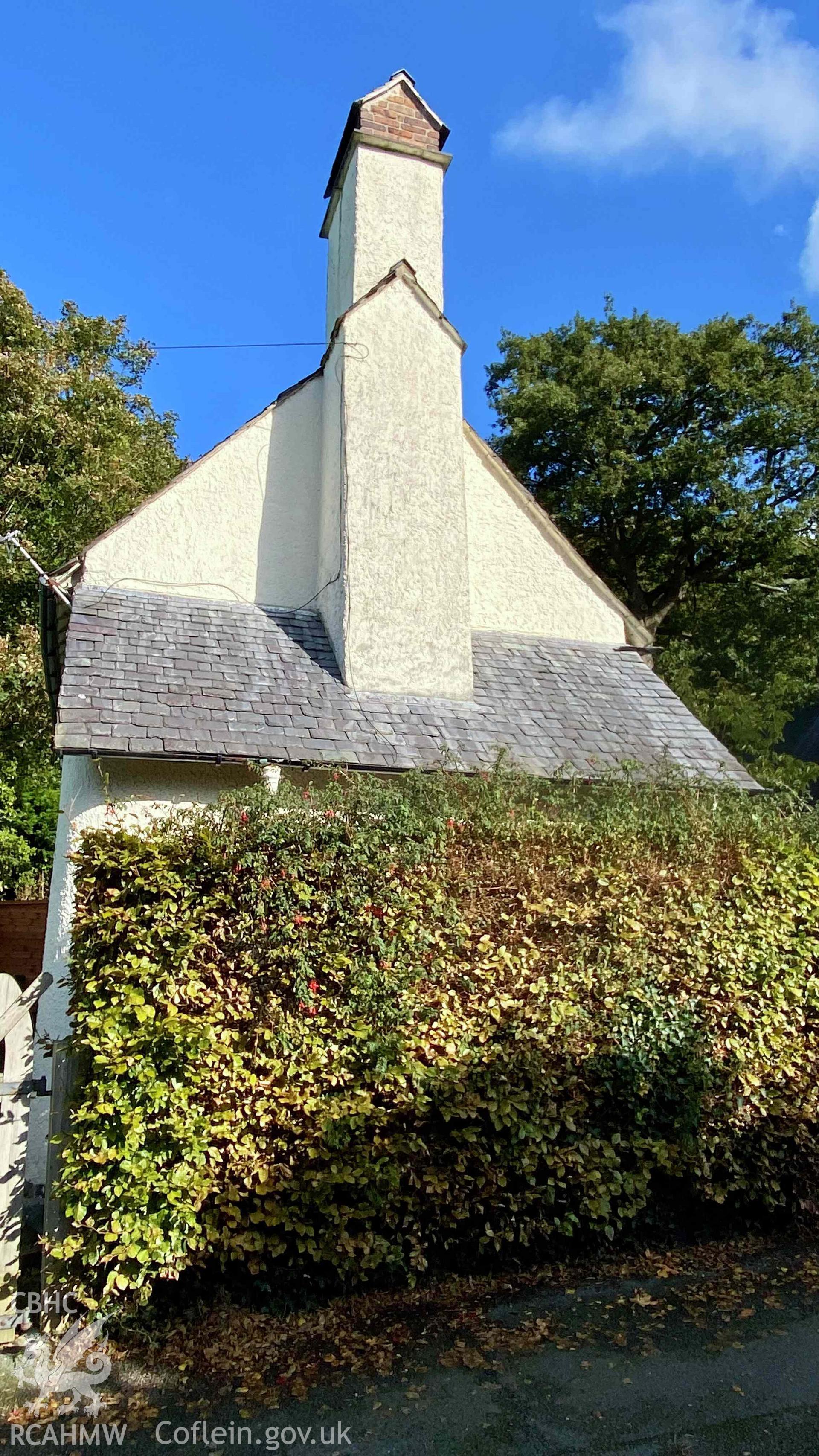 View of Bolnhurst, The Close, Llanfairfechan, part of a photographic record produced as a condition of Listed Building Consent, by Sioned Owen on 10th October 2024.