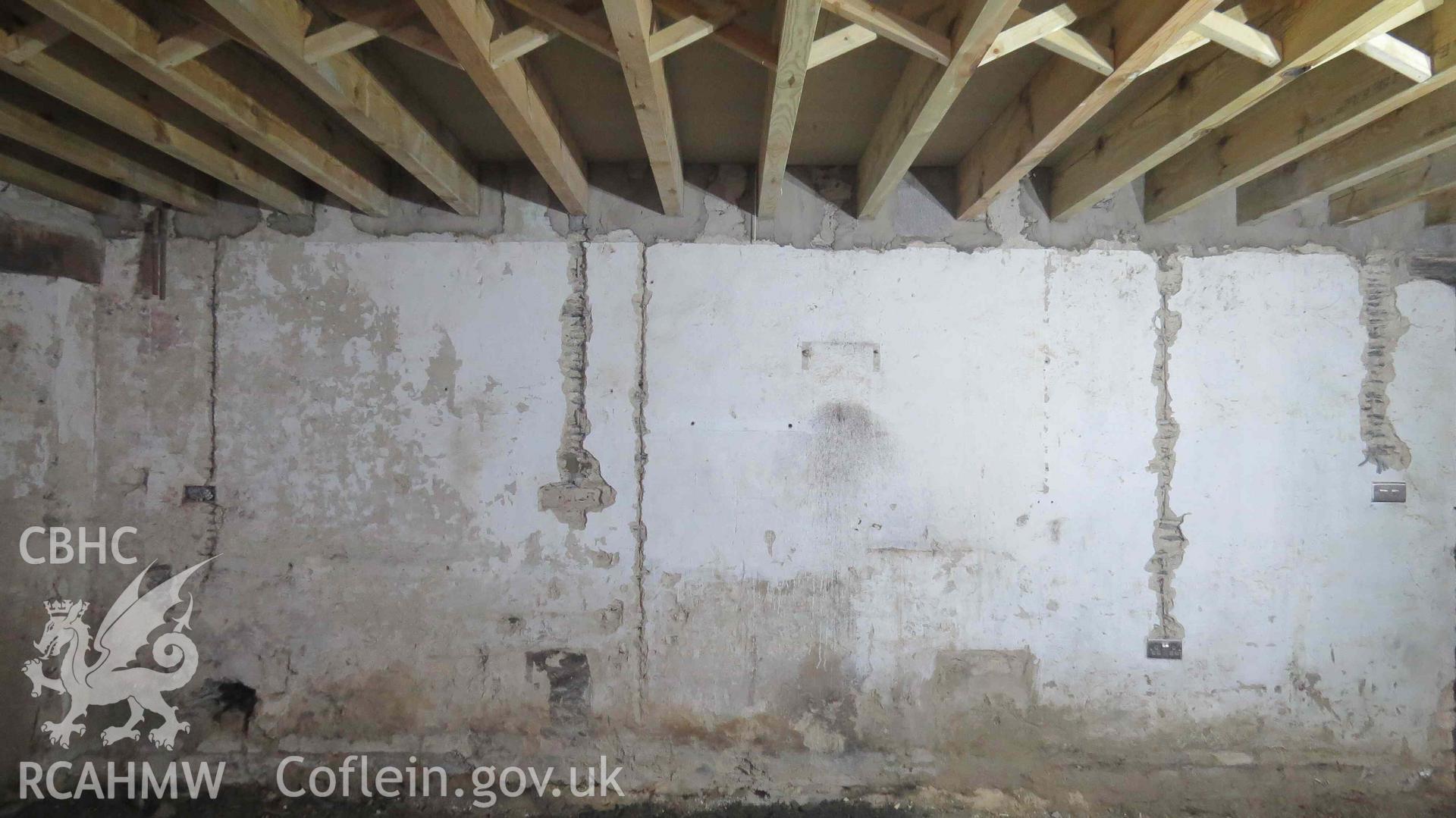 Photograph showing The Old Village Stores, Pontsian, part of a photographic record undertaken as a condition of planning consent by Karel Brand on 8th November 2024.