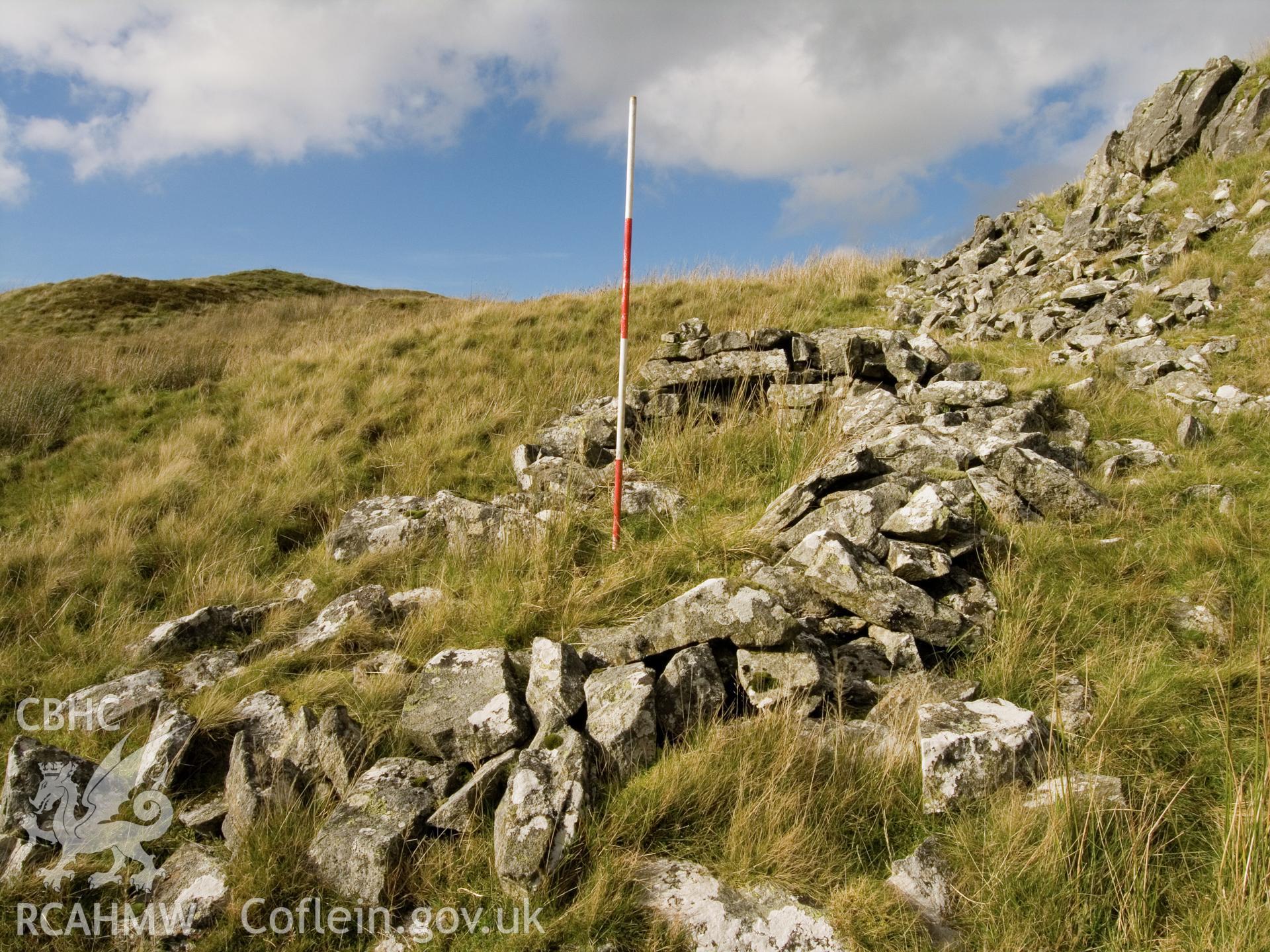 View looking NW