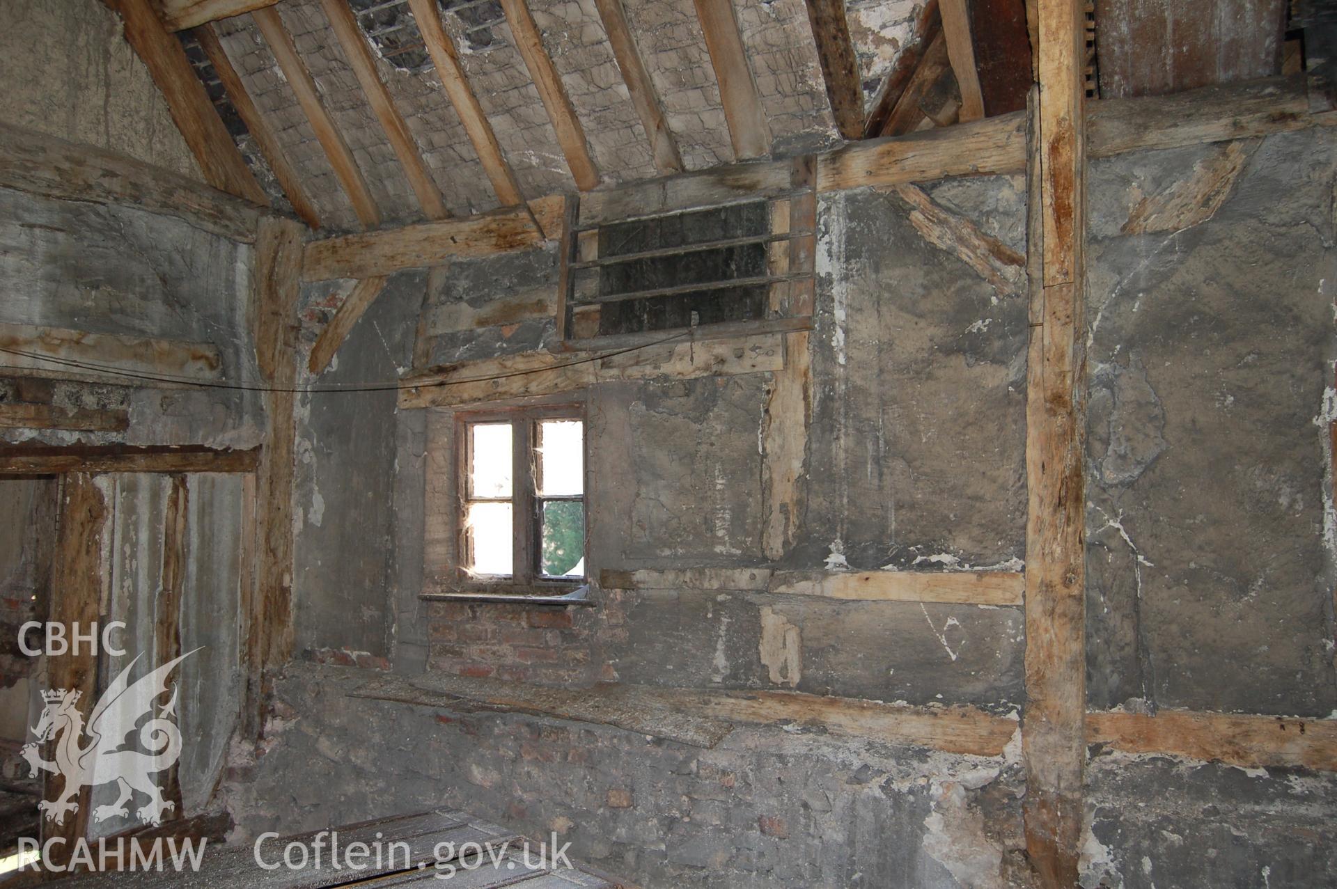 Digital image of Bryn-y-Parc, Denbigh post-fire and pre-renovation: internal.