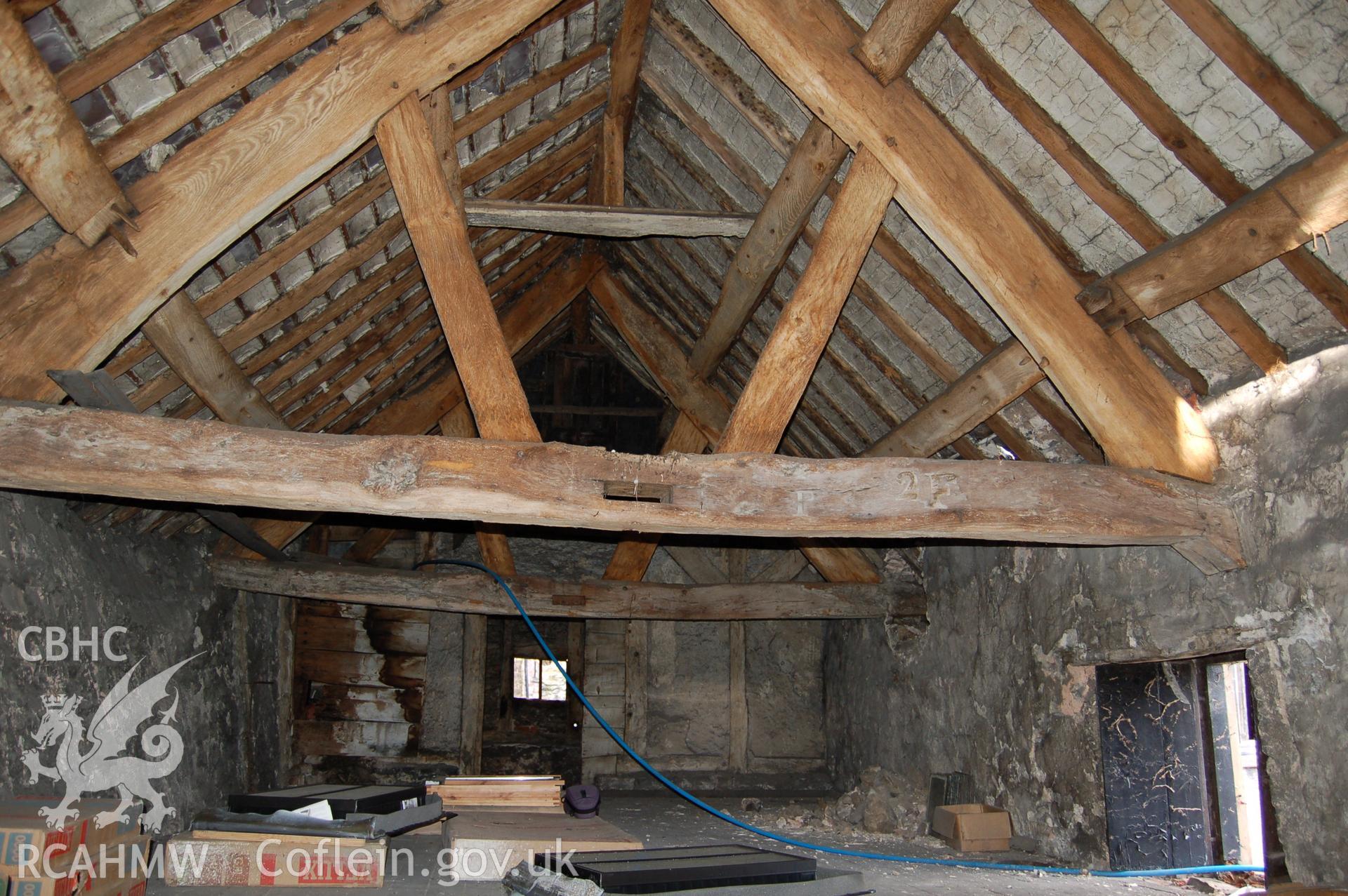 Digital image of Bryn-y-Parc, Denbigh post-fire and pre-renovation: room 16.