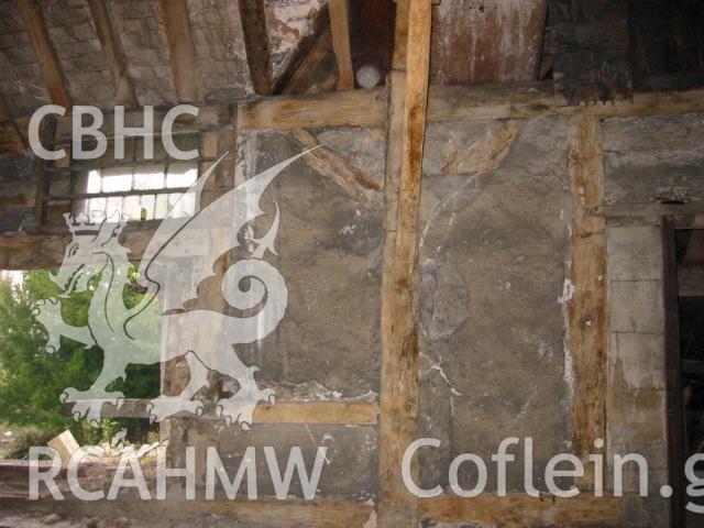 Digital image of Bryn-y-Parc, Denbigh post-fire and pre-renovation: internal.