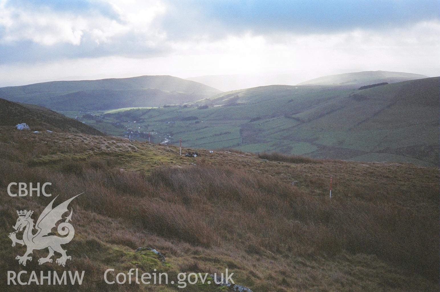 Digital colour photograph of an air crash site at Foel Wen South V taken on 10/01/2007 by M.J. Roseveare. during the Berwyn North East Upland Survey by Archaeophysica.