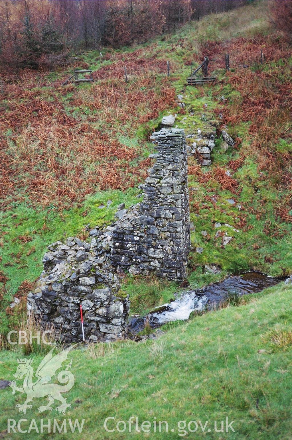 Digital colour photograph of a bridge at Cwm Maen Gwynedd taken on 22/11/2006 by A.C. Roseveare during the Berwyn North East Upland Survey by Archaeophysica.