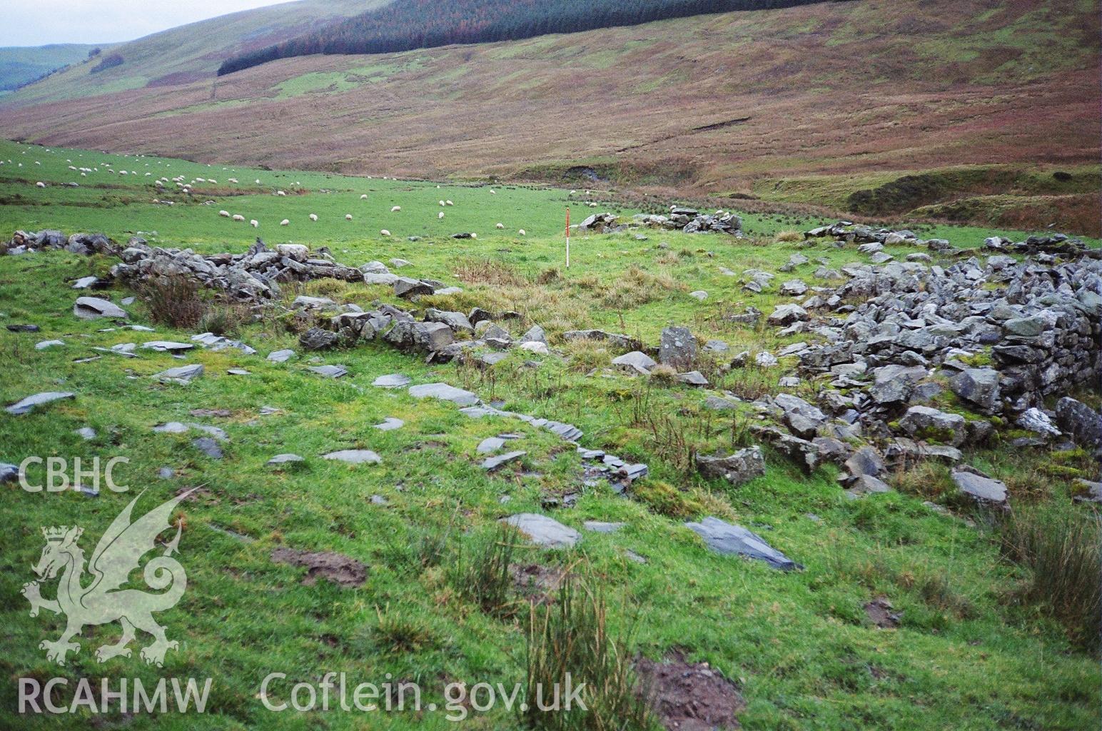 Digital colour photograph of a possible structure at Cwm Maen Gwynedd taken on 23/11/2006 by A.C. Roseveare during the Berwyn North East Upland Survey by Archaeophysica.