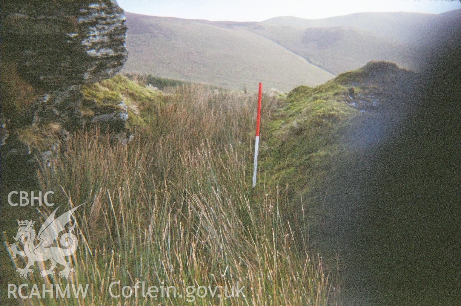 Digital colour photograph of Cwm Maen Gwynedd quarry I taken on 11/01/2007 by B. Britton during the Berwyn North East Upland Survey by Archaeophysica.