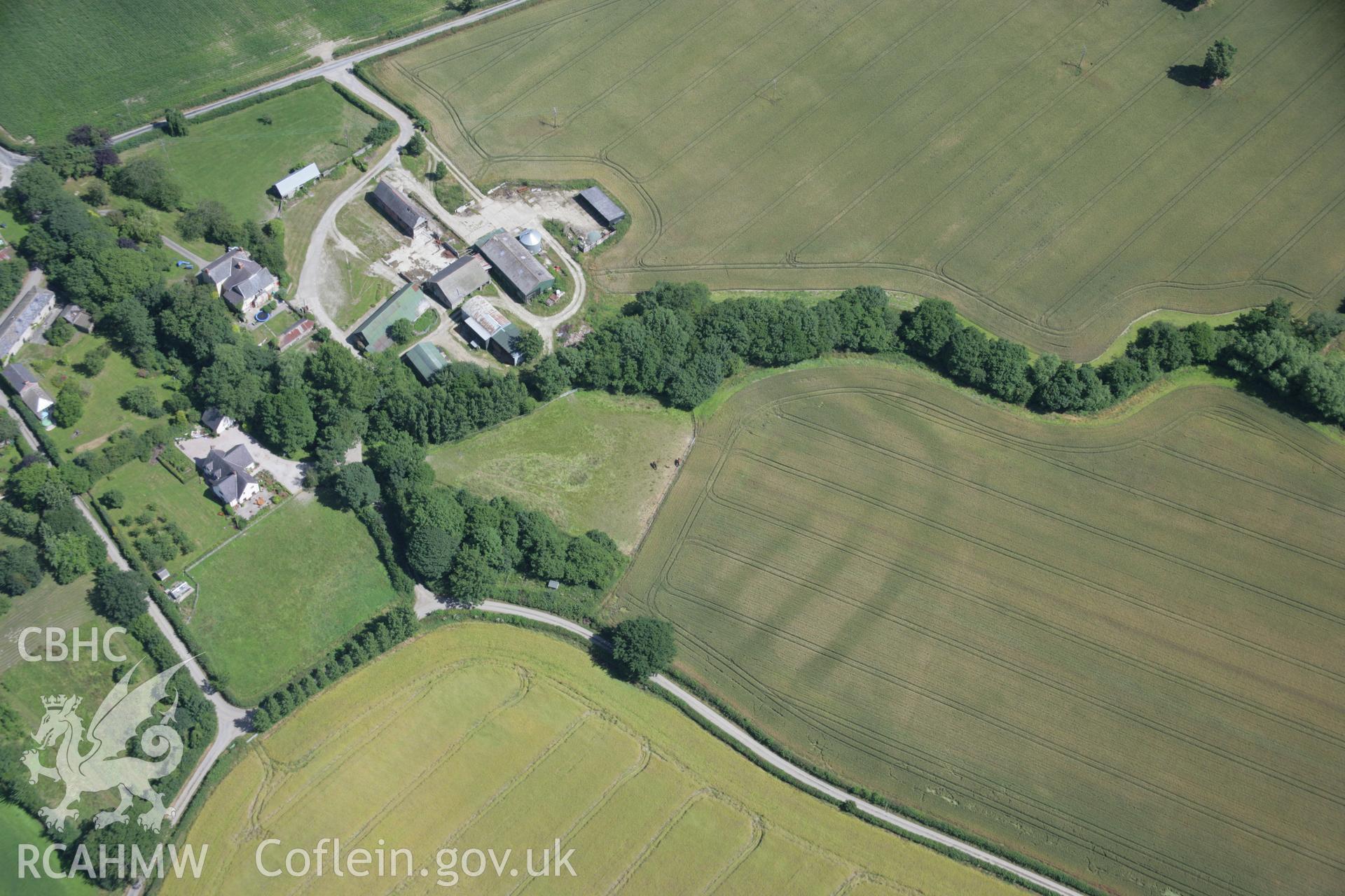 RCAHMW colour oblique aerial photograph of Bacheldre. Taken on 13 July 2006 by Toby Driver