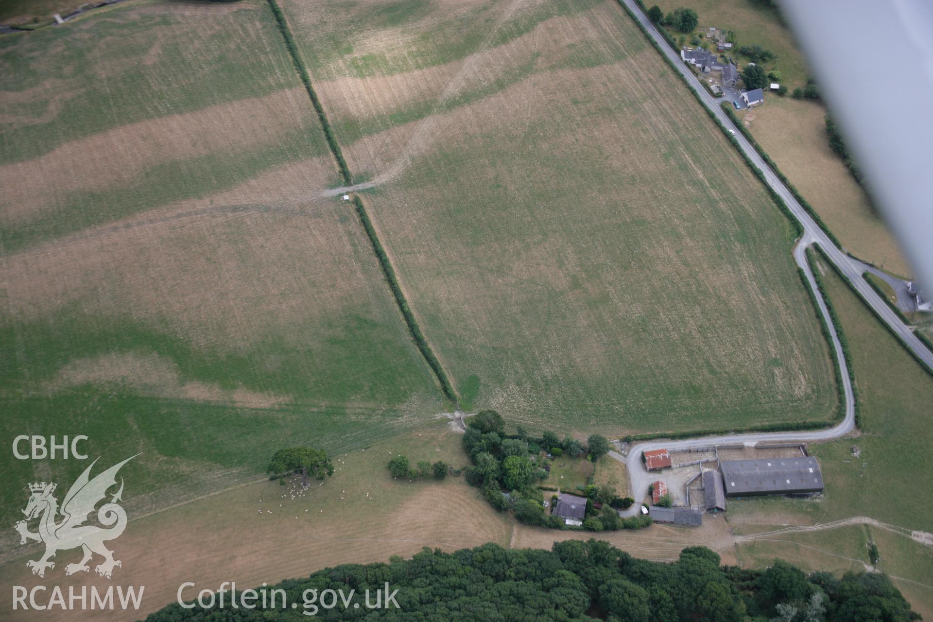 RCAHMW colour oblique aerial photograph of Tan-yr-Allt, Abermagwr. Taken on 27 July 2006 by Toby Driver.