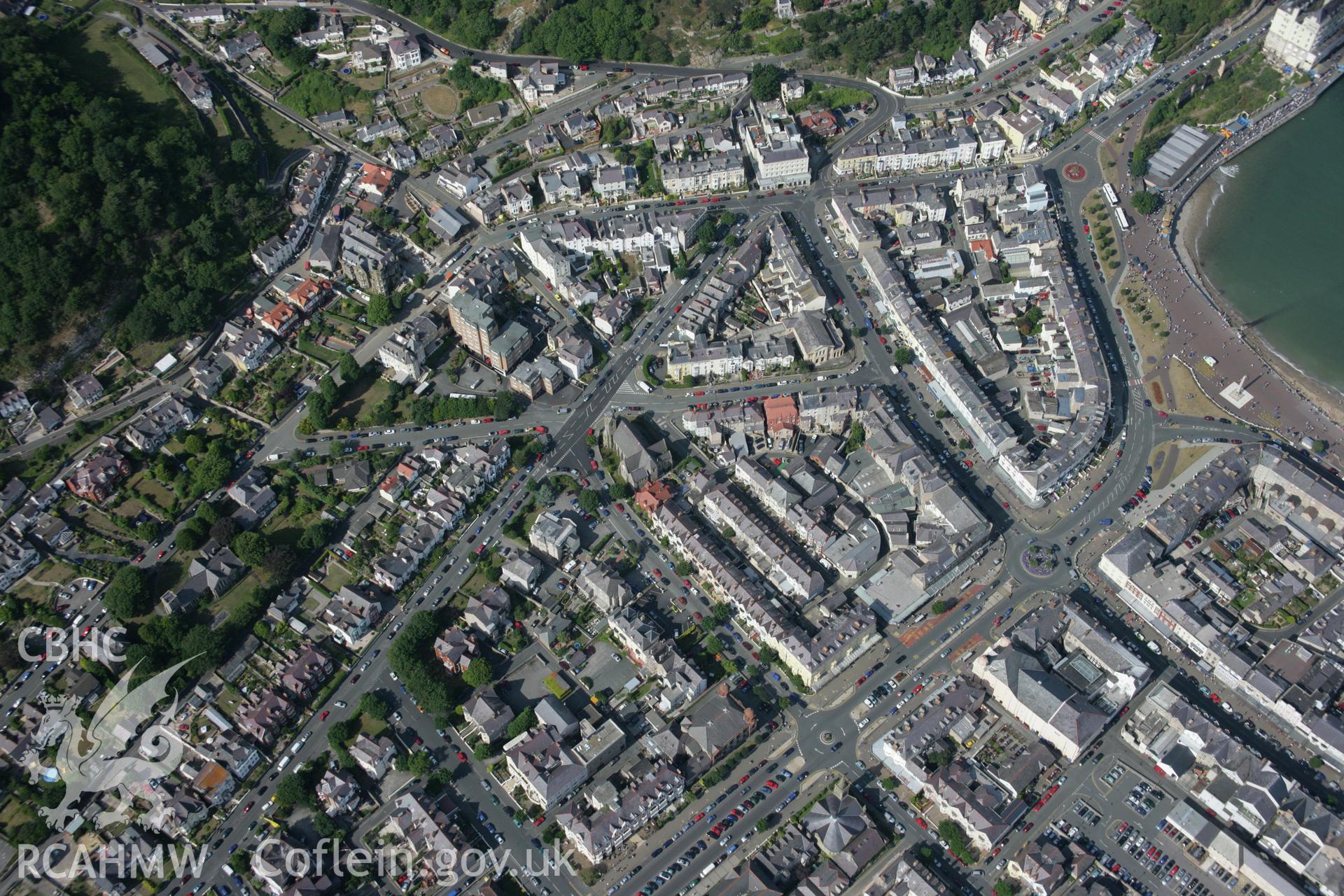 RCAHMW colour oblique aerial photograph of Llandudno. Taken on 14 August 2006 by Toby Driver.