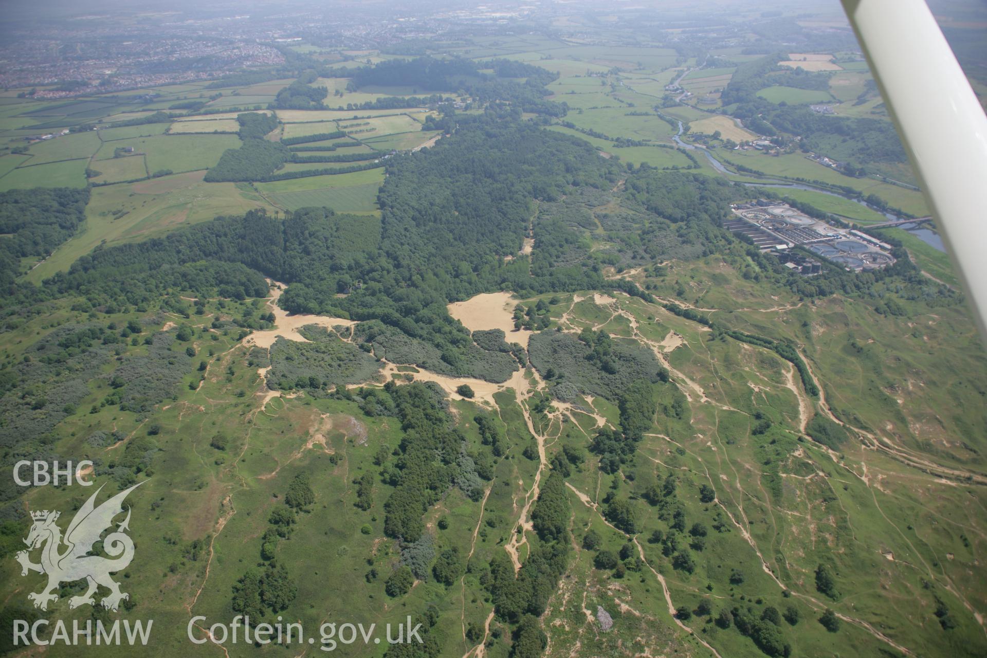 RCAHMW colour oblique photograph of Merthyr Mawr Warren. Taken by Toby Driver on 29/06/2006.