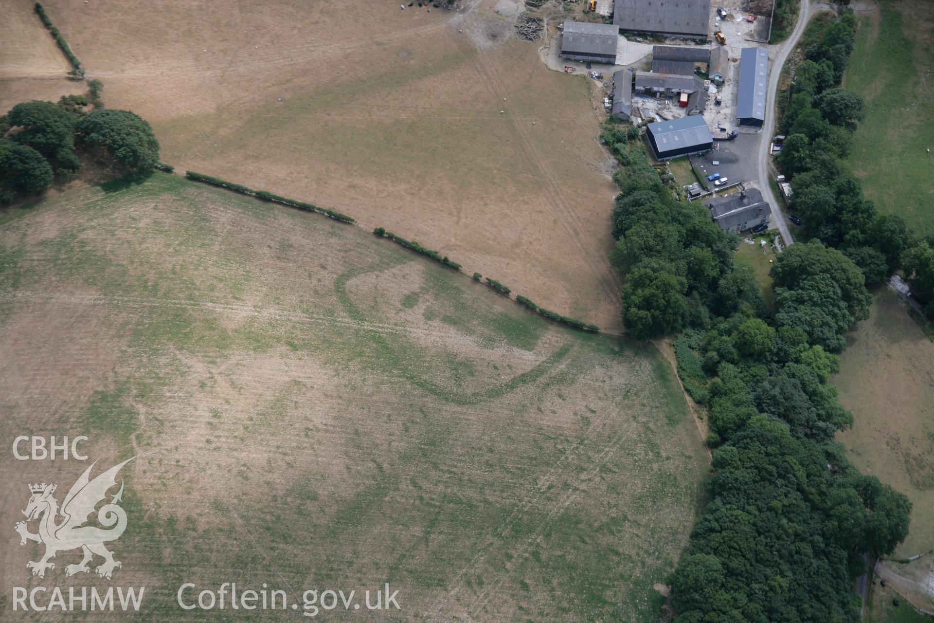 RCAHMW colour oblique aerial photograph of Cyncoed Defended Enclosure. Taken on 27 July 2006 by Toby Driver