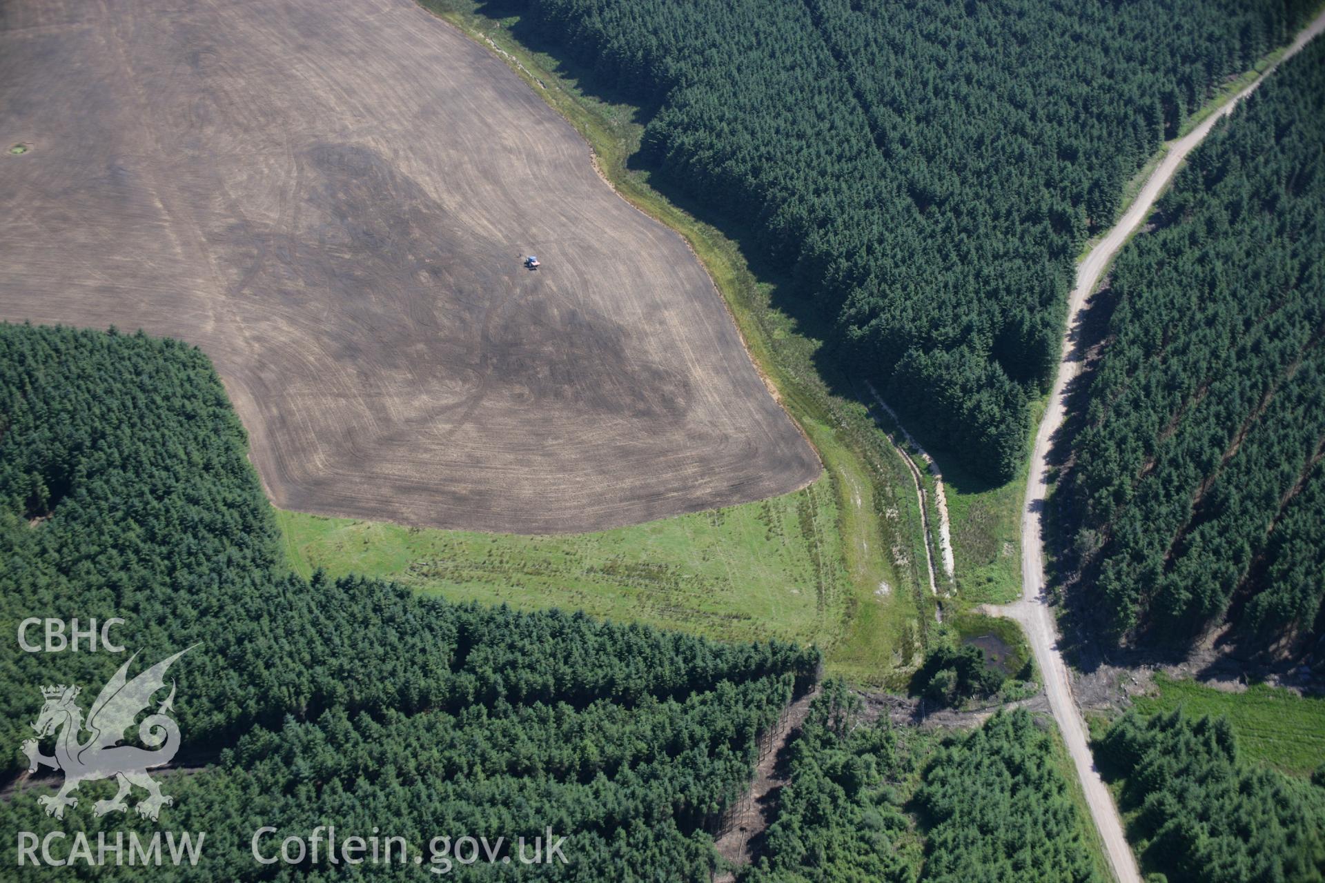 RCAHMW colour oblique aerial photograph of Twmpath Diwlith. Taken on 24 July 2006 by Toby Driver.