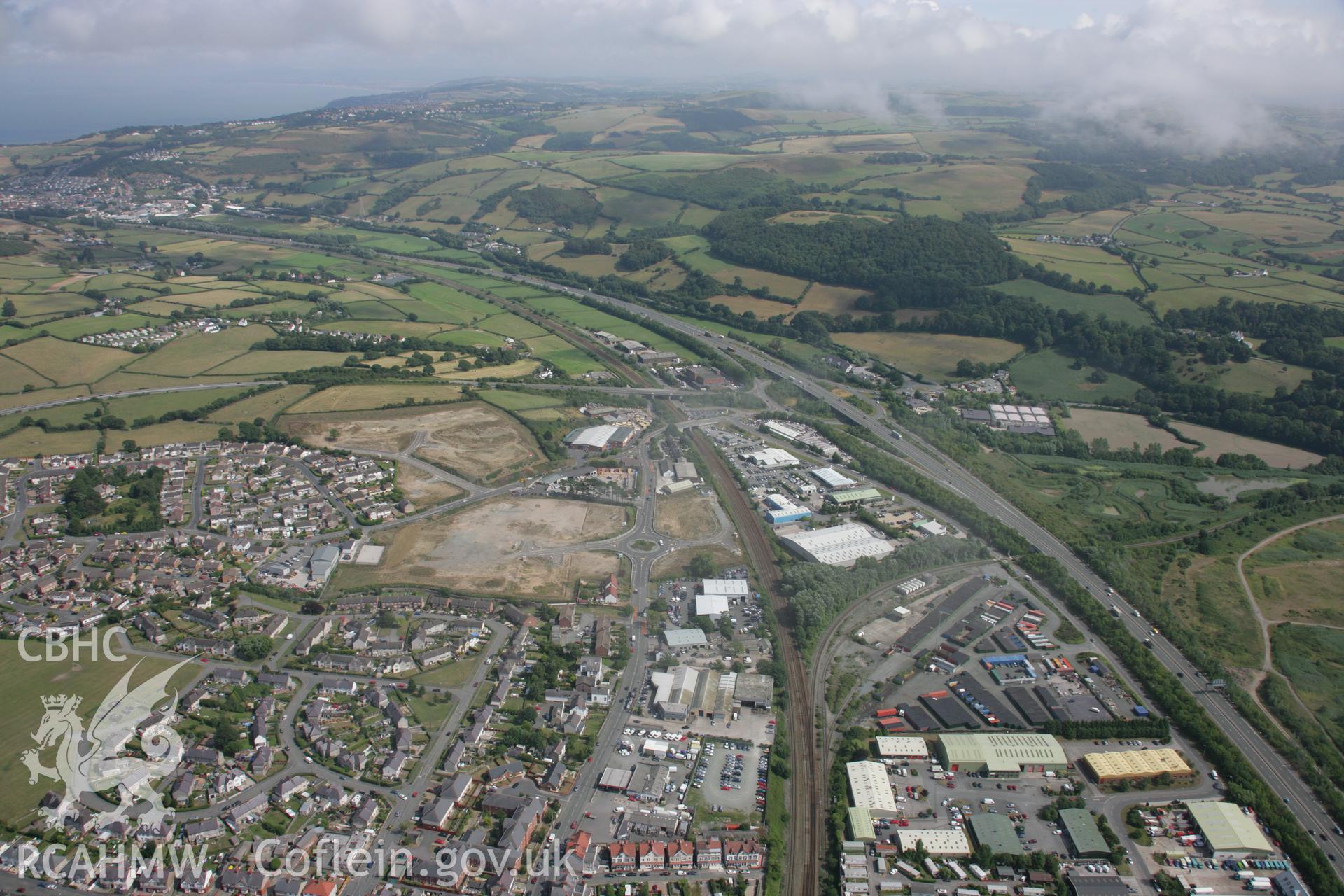 RCAHMW colour oblique aerial photograph of Pen-Sarn Chapel, Conwy Rd, Llandudno Junction, viewed from the west. Taken on 14 August 2006 by Toby Driver.