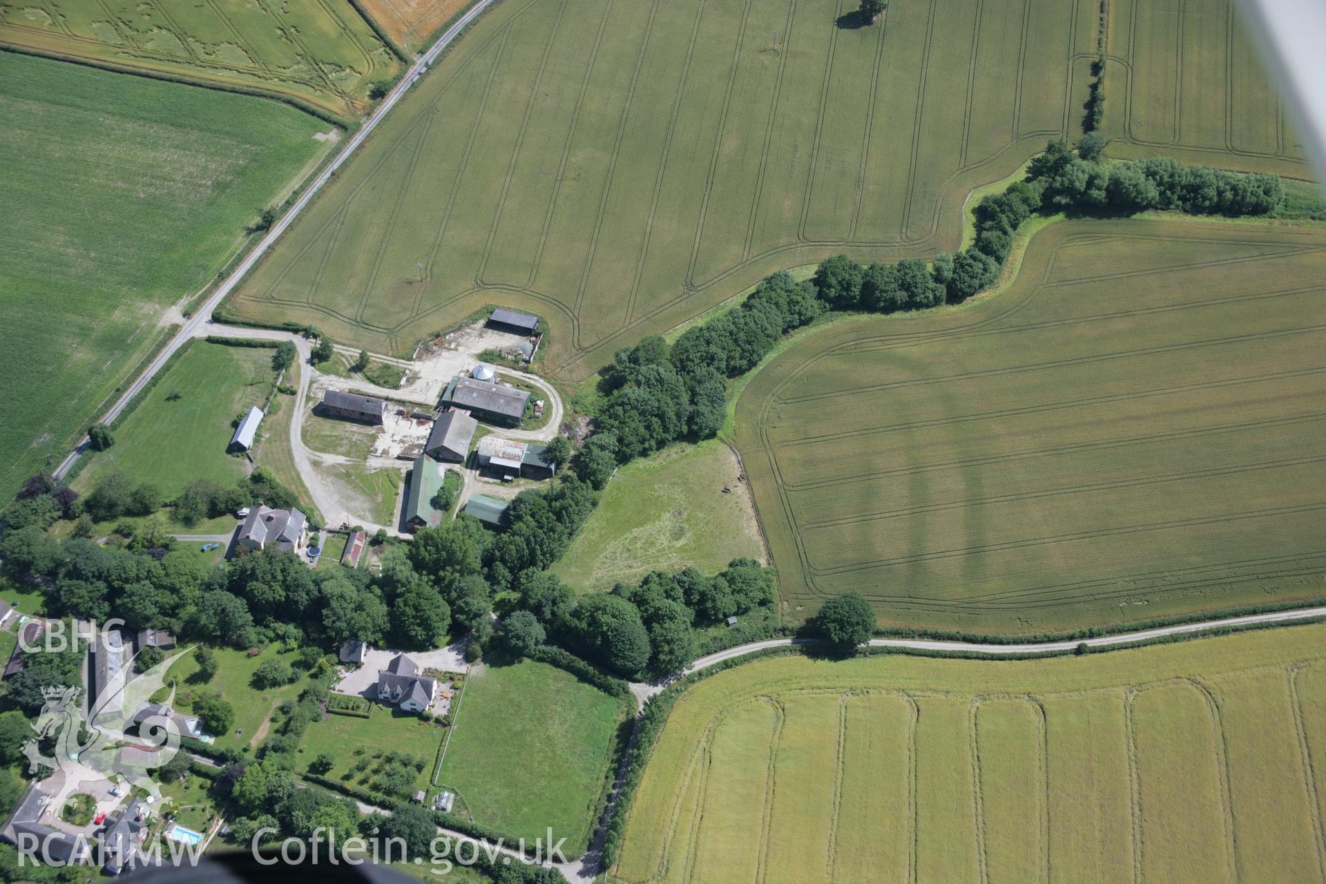 RCAHMW colour oblique aerial photograph of Bacheldre. Taken on 13 July 2006 by Toby Driver