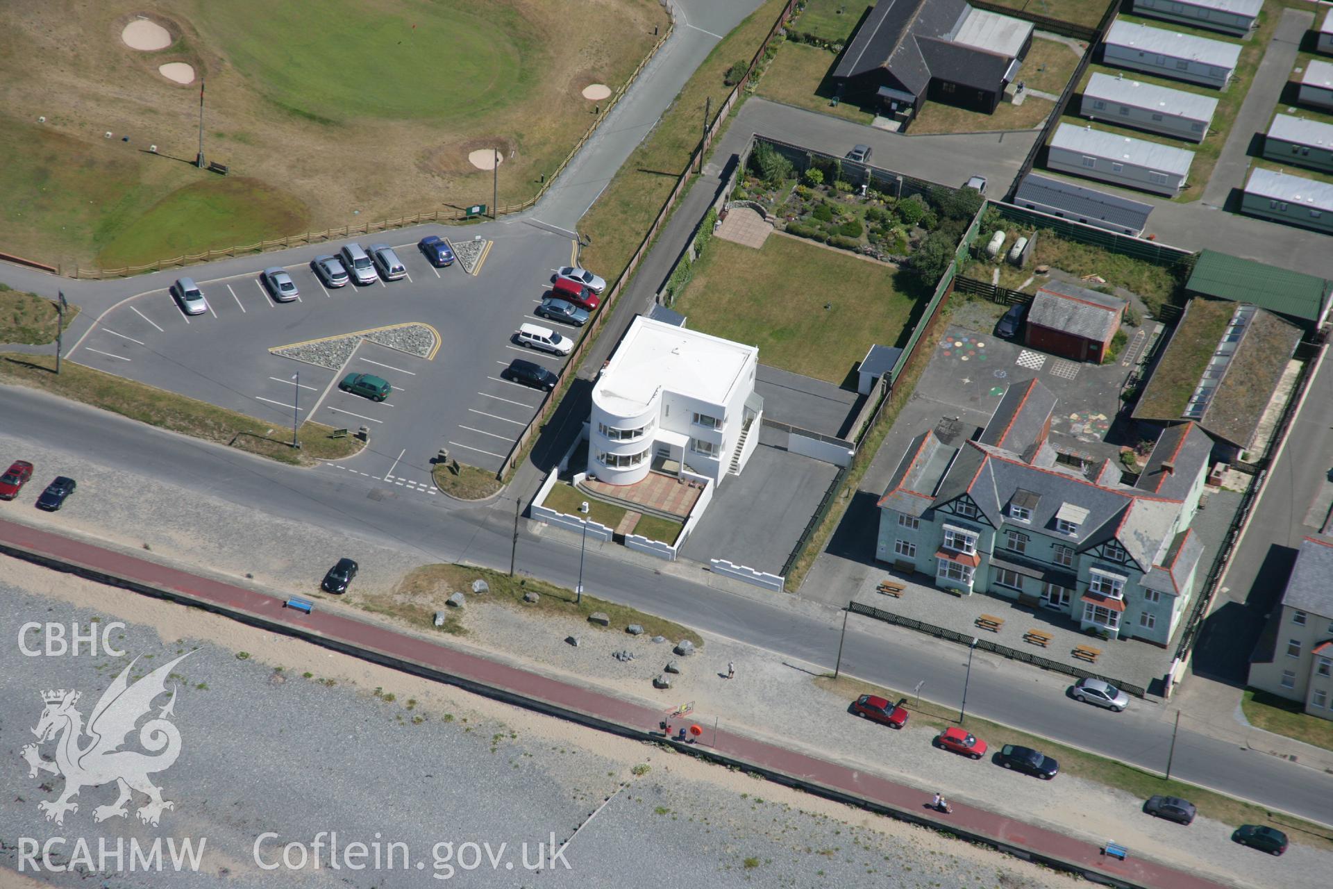 RCAHMW colour oblique aerial photograph of Brock Hill, Borth. Taken on 17 July 2006 by Toby Driver.