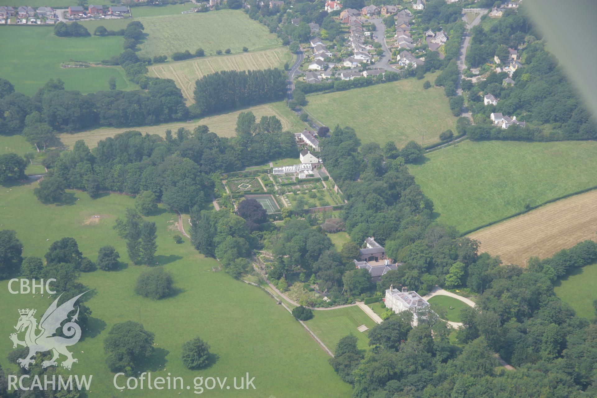 RCAHMW colour oblique aerial photograph of Bryn Bella. Taken on 04 July 2006 by Toby Driver.