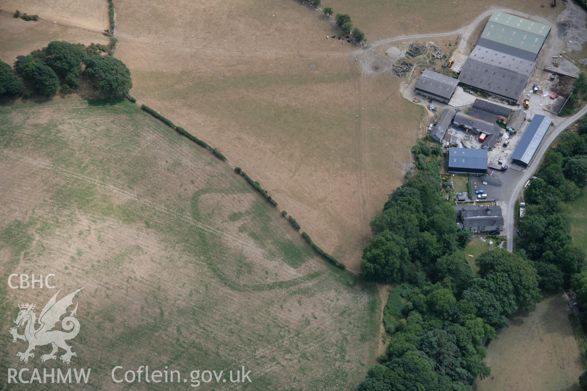 RCAHMW colour oblique aerial photograph of Cyncoed Defended Enclosure. Taken on 27 July 2006 by Toby Driver