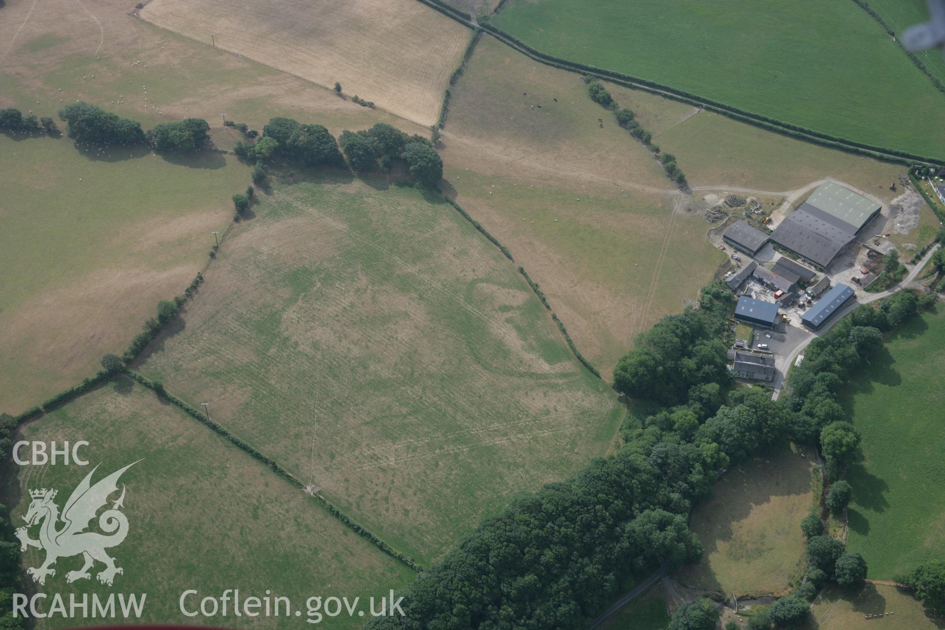 RCAHMW colour oblique aerial photograph of Cyncoed Enclosure. Taken on 21 July 2006 by Toby Driver