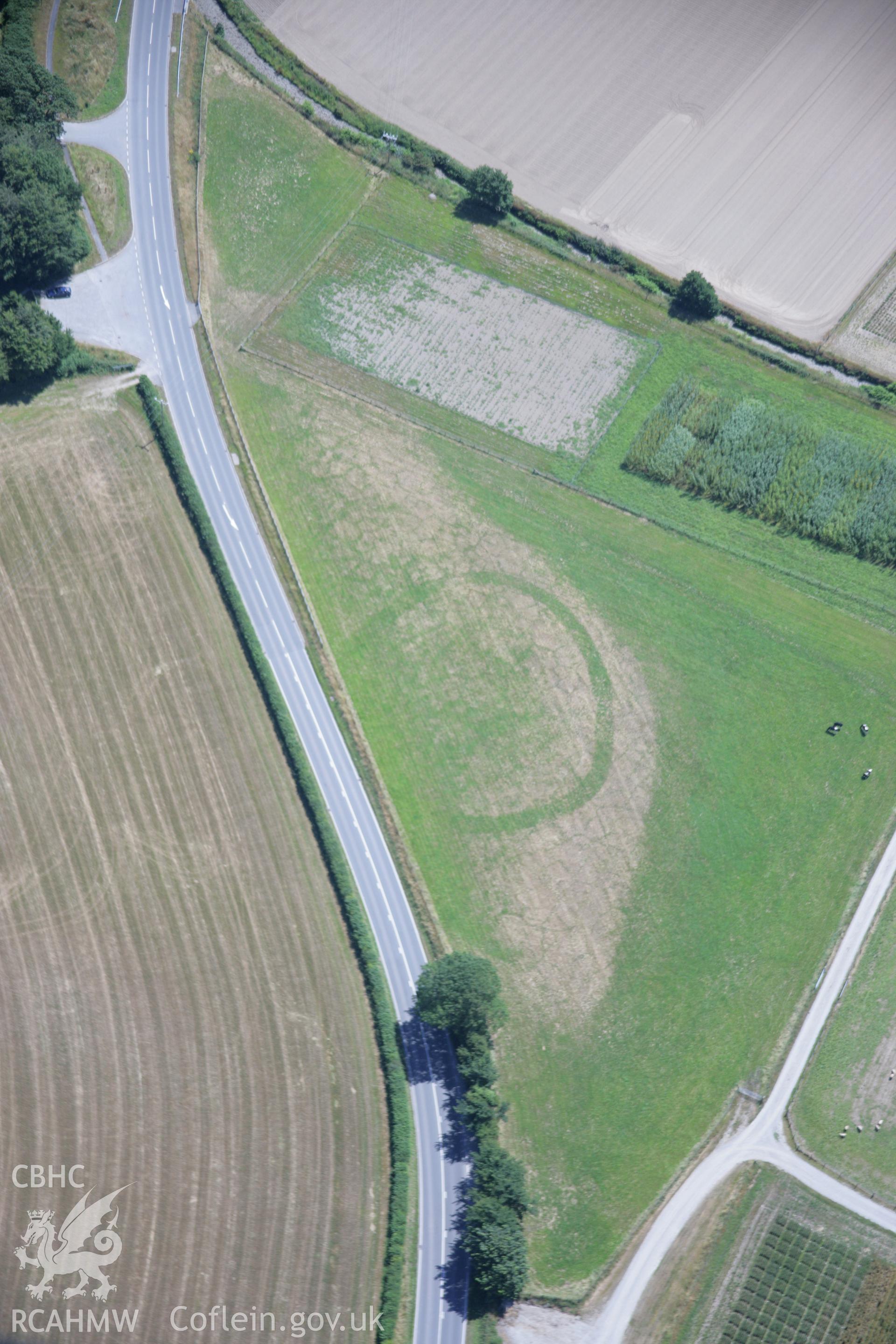RCAHMW colour oblique aerial photograph of Gogerddan Enclosure. Taken on 17 July 2006 by Toby Driver.