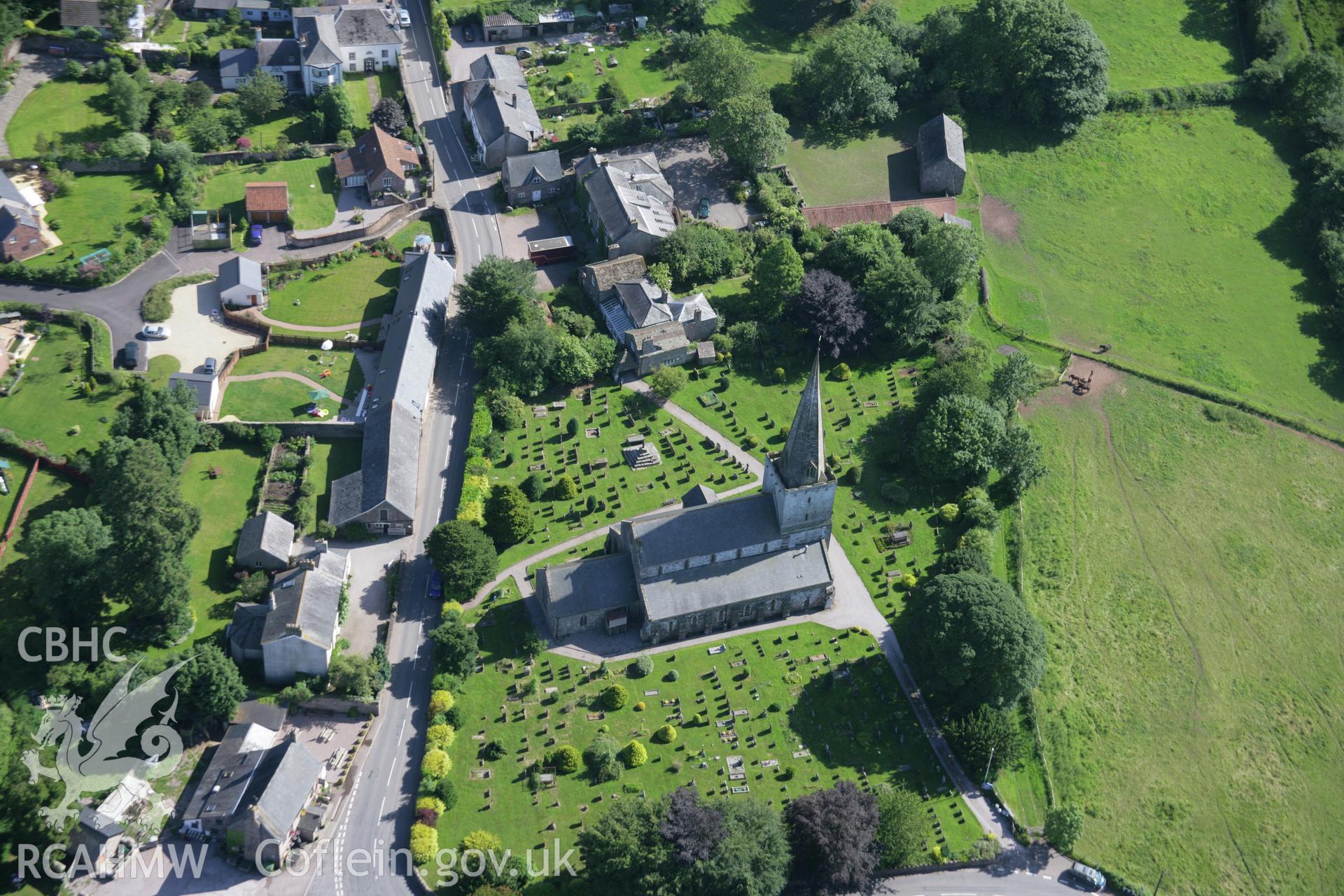 RCAHMW colour oblique aerial photograph of Trellech. Taken on 13 July 2006 by Toby Driver.