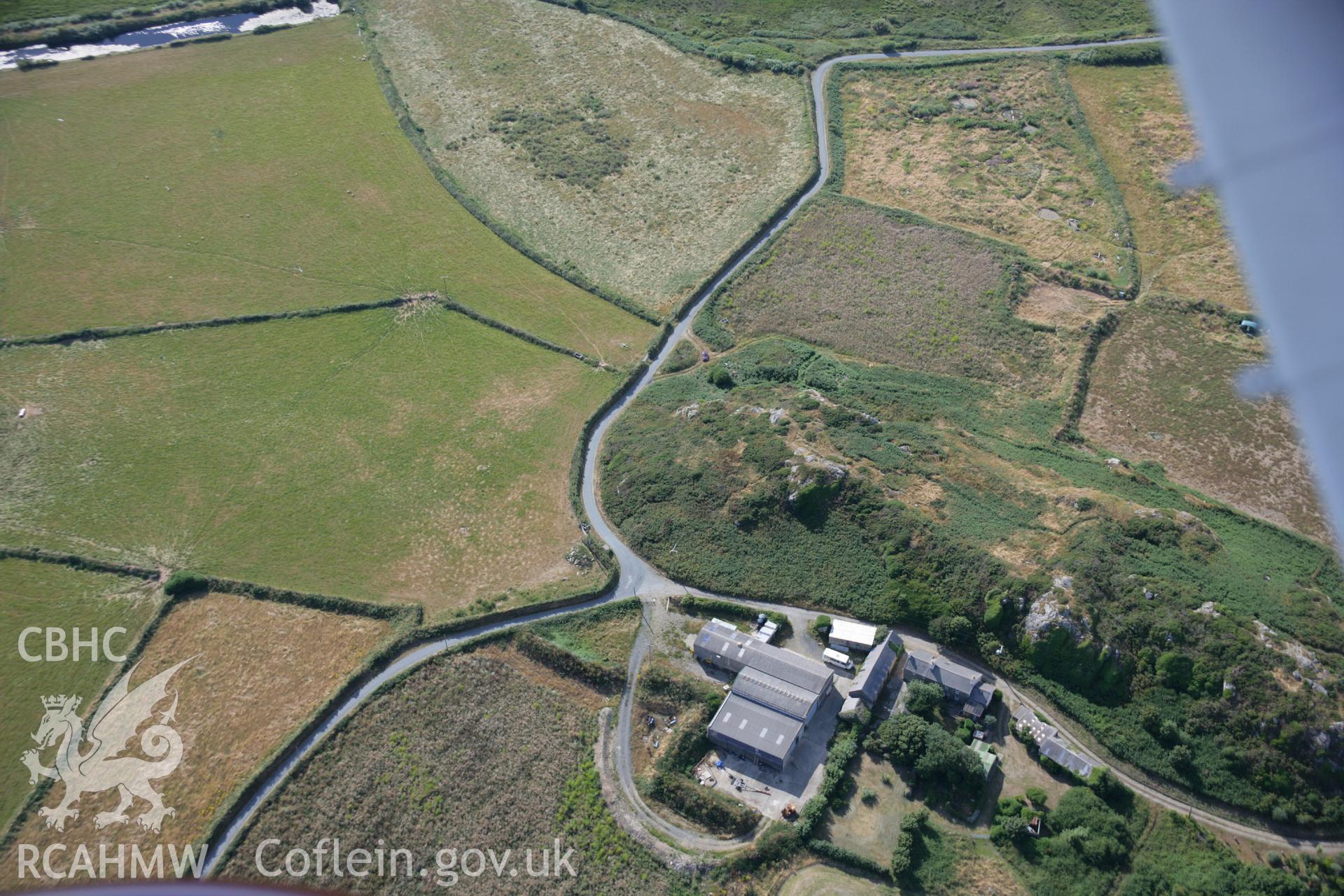 RCAHMW colour oblique aerial photograph of Clegyr Boia. Taken on 24 July 2006 by Toby Driver.