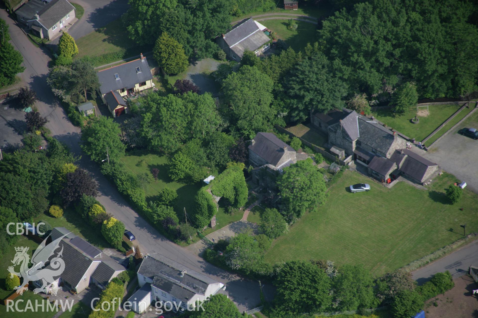 RCAHMW colour oblique aerial photograph of Pill Priory, Hubberston, viewed from the north-west. Taken on 08 June 2006 by Toby Driver.
