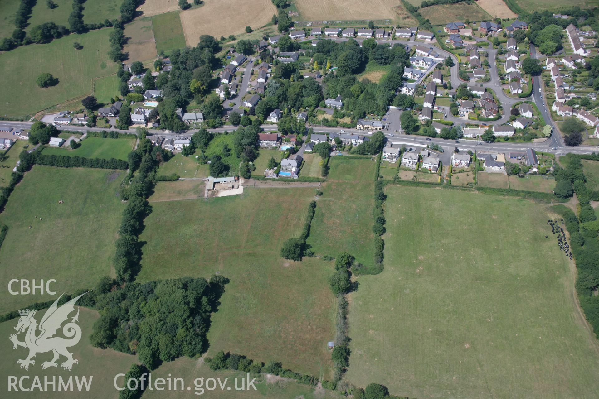 RCAHMW colour oblique aerial photograph of the garden at Bonvilston. Taken on 24 July 2006 by Toby Driver.